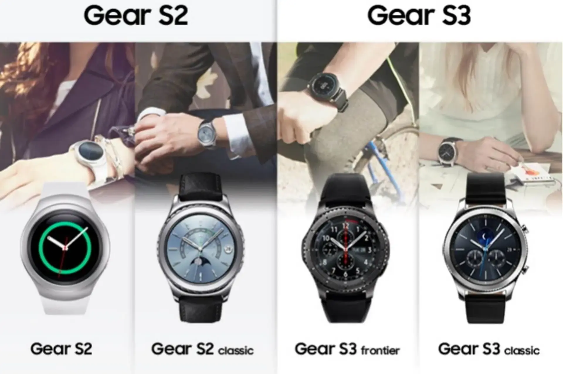 مقایسه ساعت هوشمند Gear S3 با Gear S2
