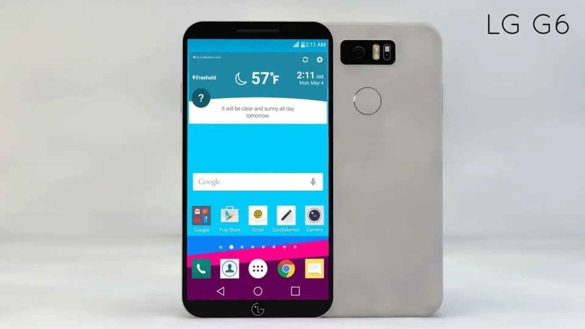 گوشی جدید ال جی G6 دارای صفحه نمایش FullVision با نسبت تصویر 18:9 خواهد بود.