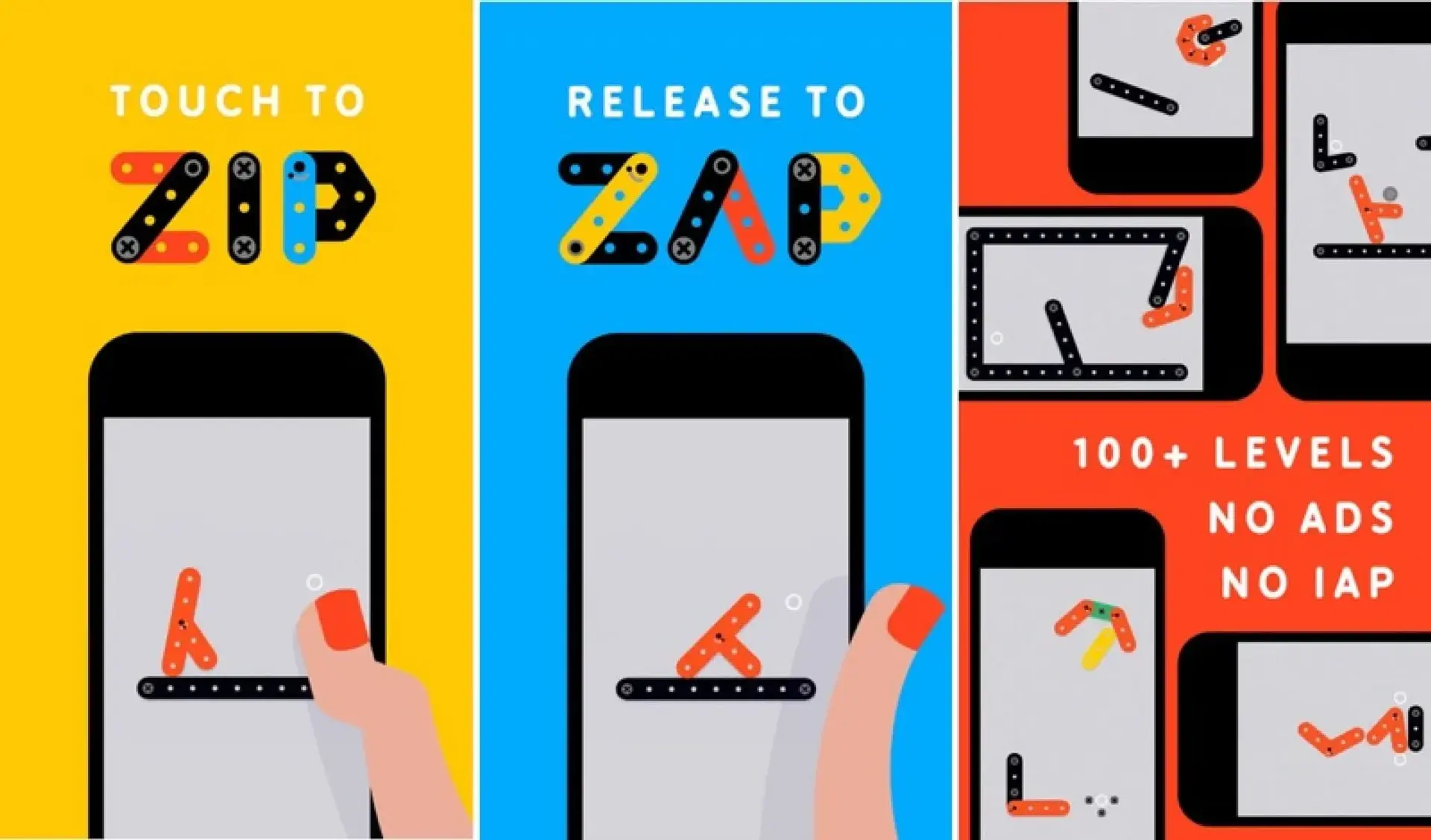 دانلود رایگان بازی Zip-Zap برای پلت فرم iOS