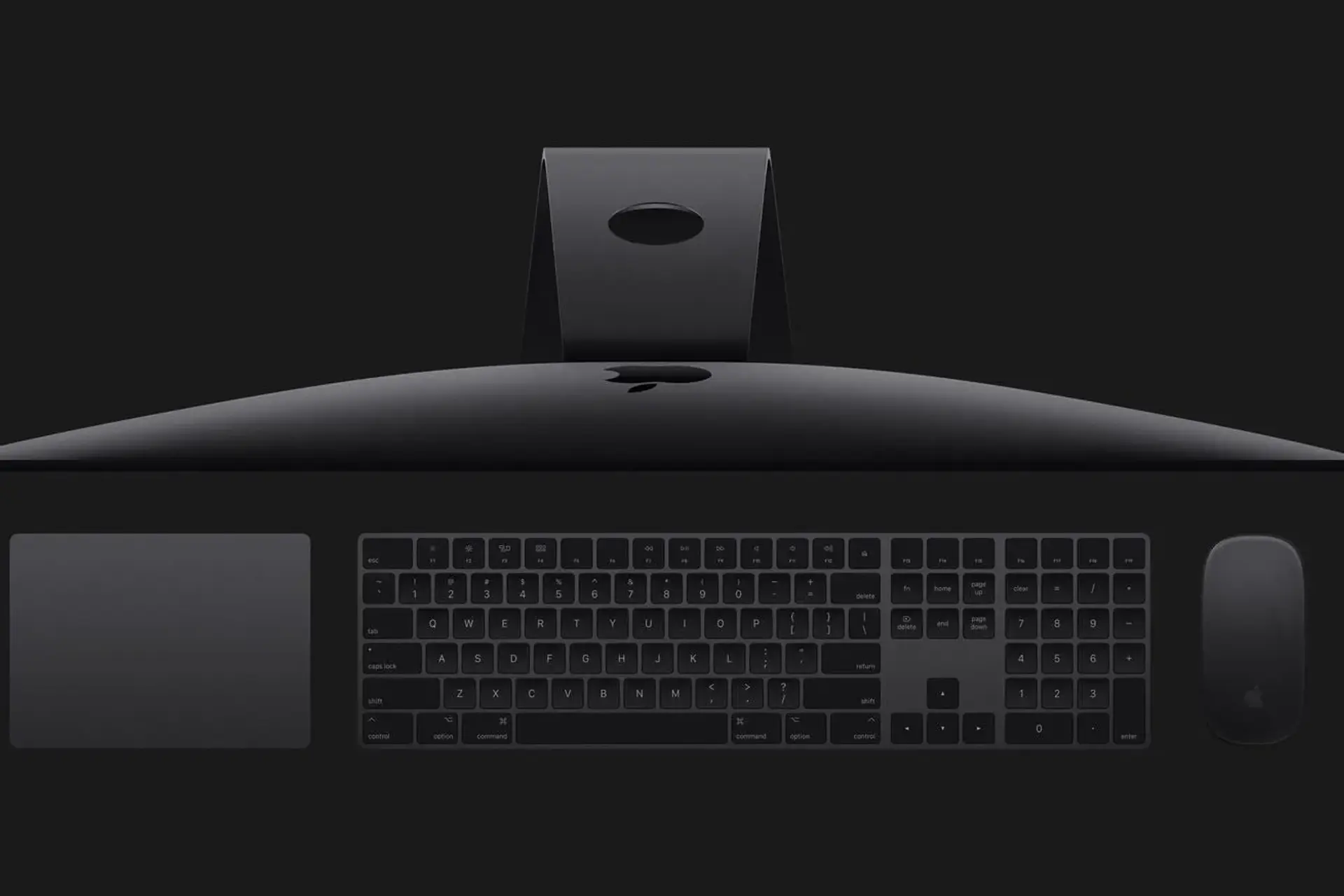 اپل می‌گوید فقط خریداران  iMac Pro می‌توانند کیبورد و مأوس خاکستری طرح فضایی را دریافت کنند