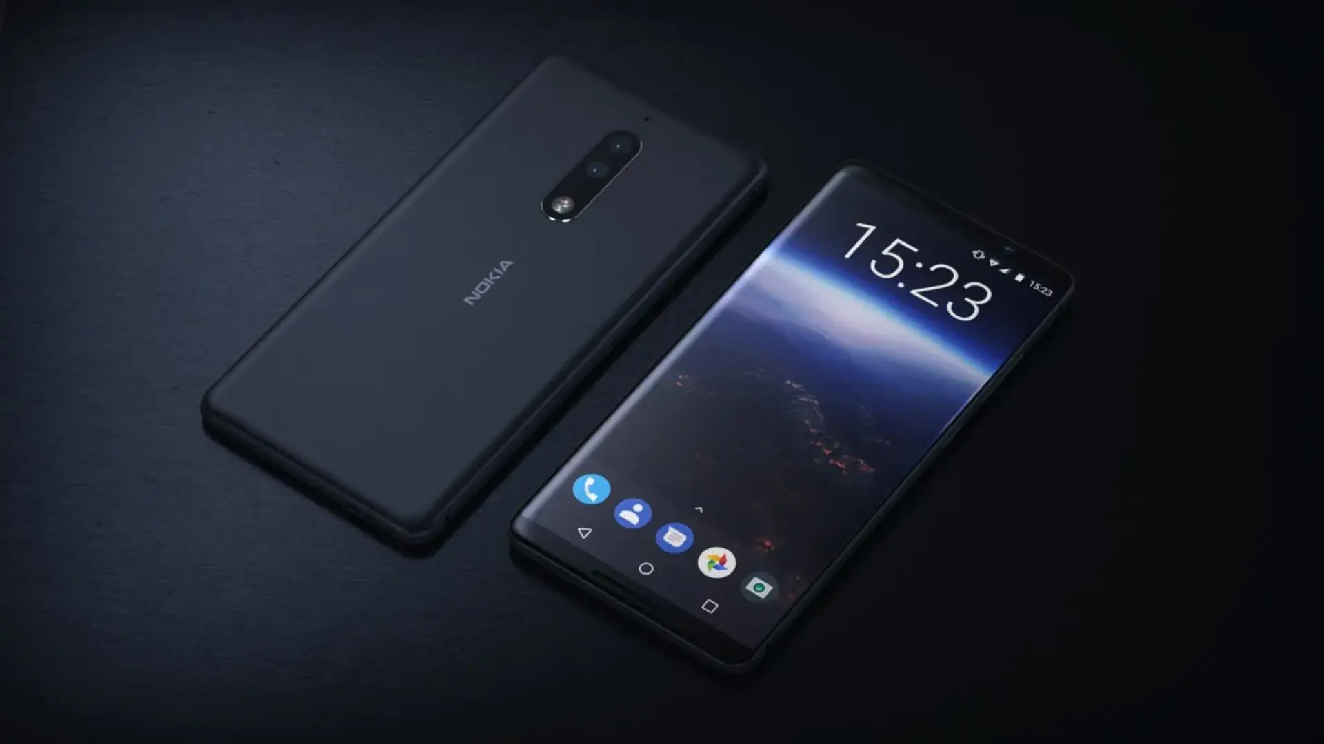 کانسپت Nokia Vision 2018 صفحه نمایش خمیده و بدنه مات را نشان میدهد