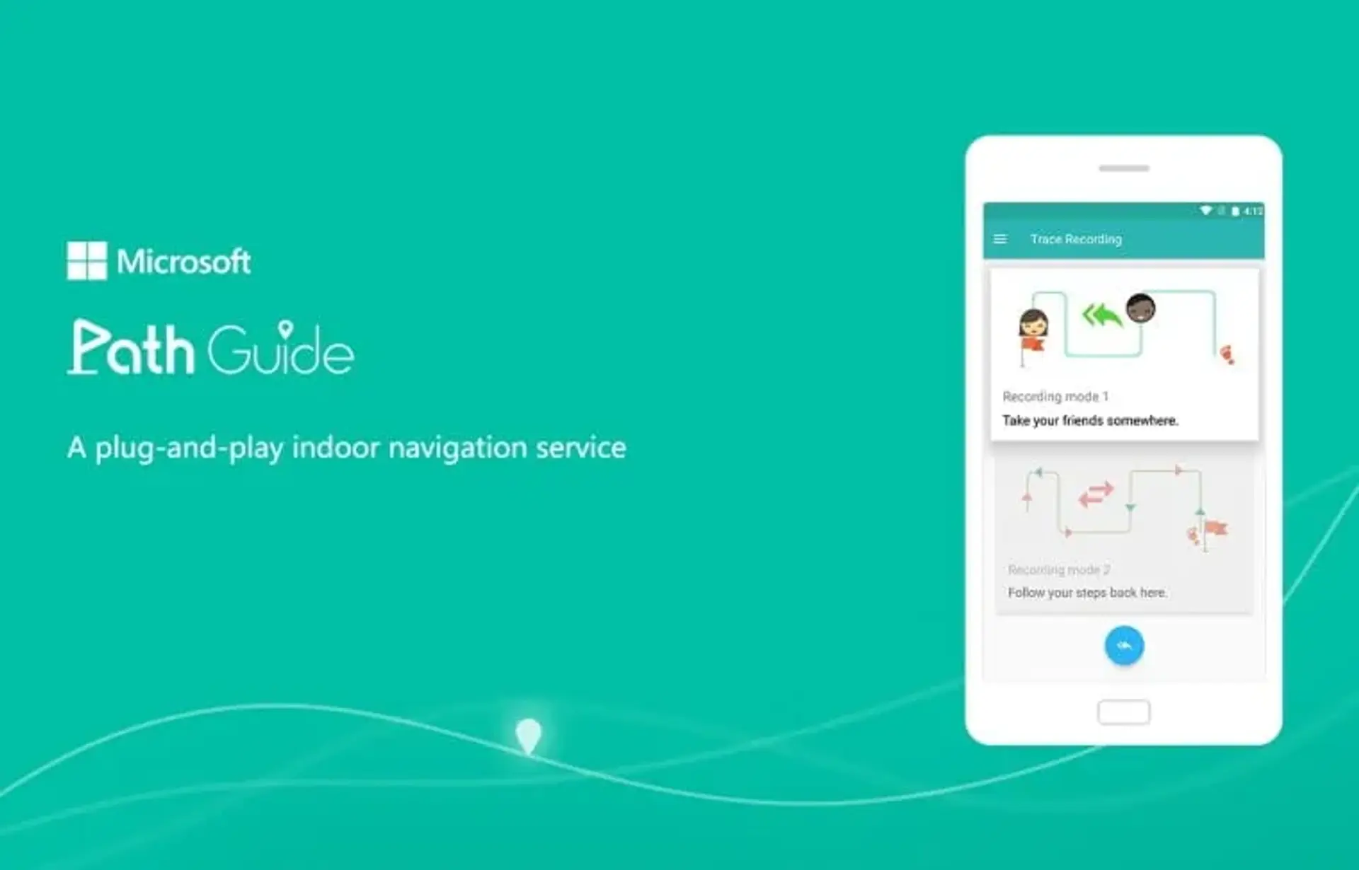 path guide به شما اجازه می دهد بدون  GPS  یا دیگر سنسورهای پیشرفته حتی در داخل خانه هم مسیریابی کنید