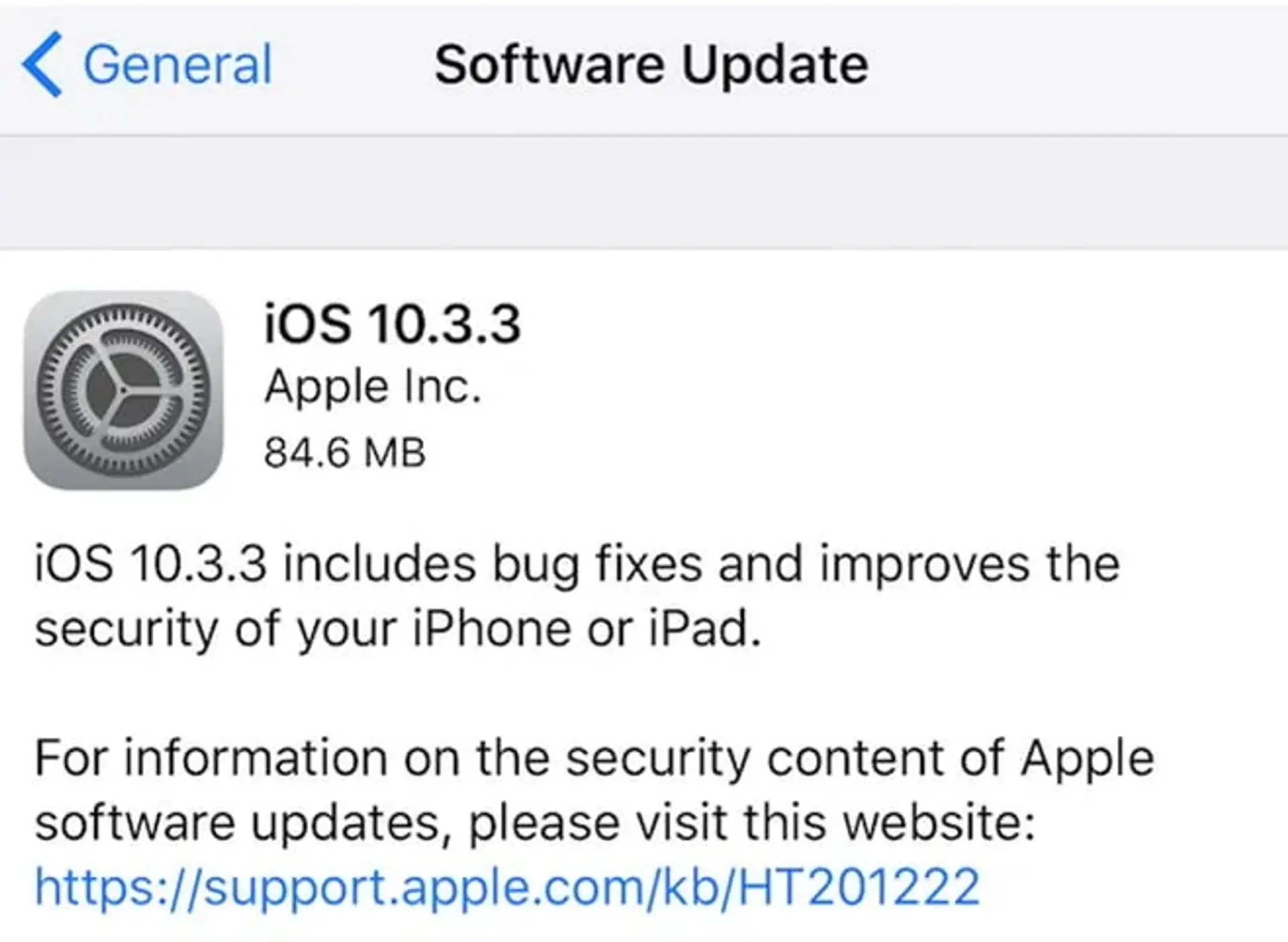 به روز رسانی iOS 10.3.3    رسما از 19 جولای ( 28 تیرماه ) در دسترس کاربران است