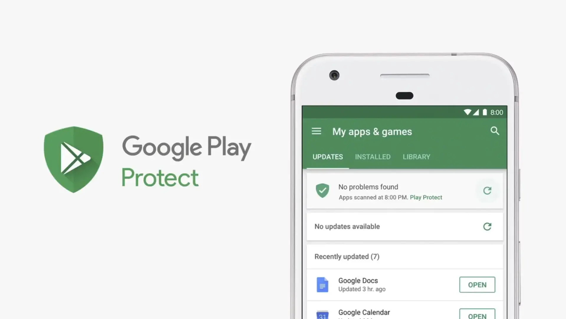 گوگل انتشار Play Protect را برای دستگاه‌های اندرویدی آغاز کرد