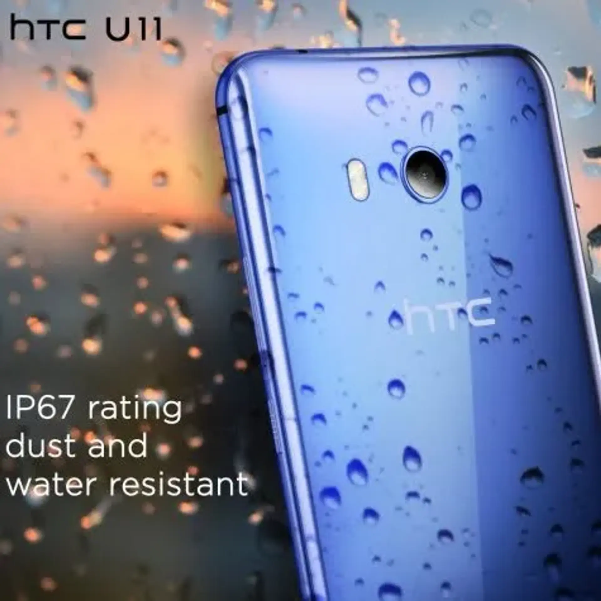 HTC U11  رنگ آبی ، 24 جولای  (2 مرداد )  در هند به بازار عرضه خواهد شد