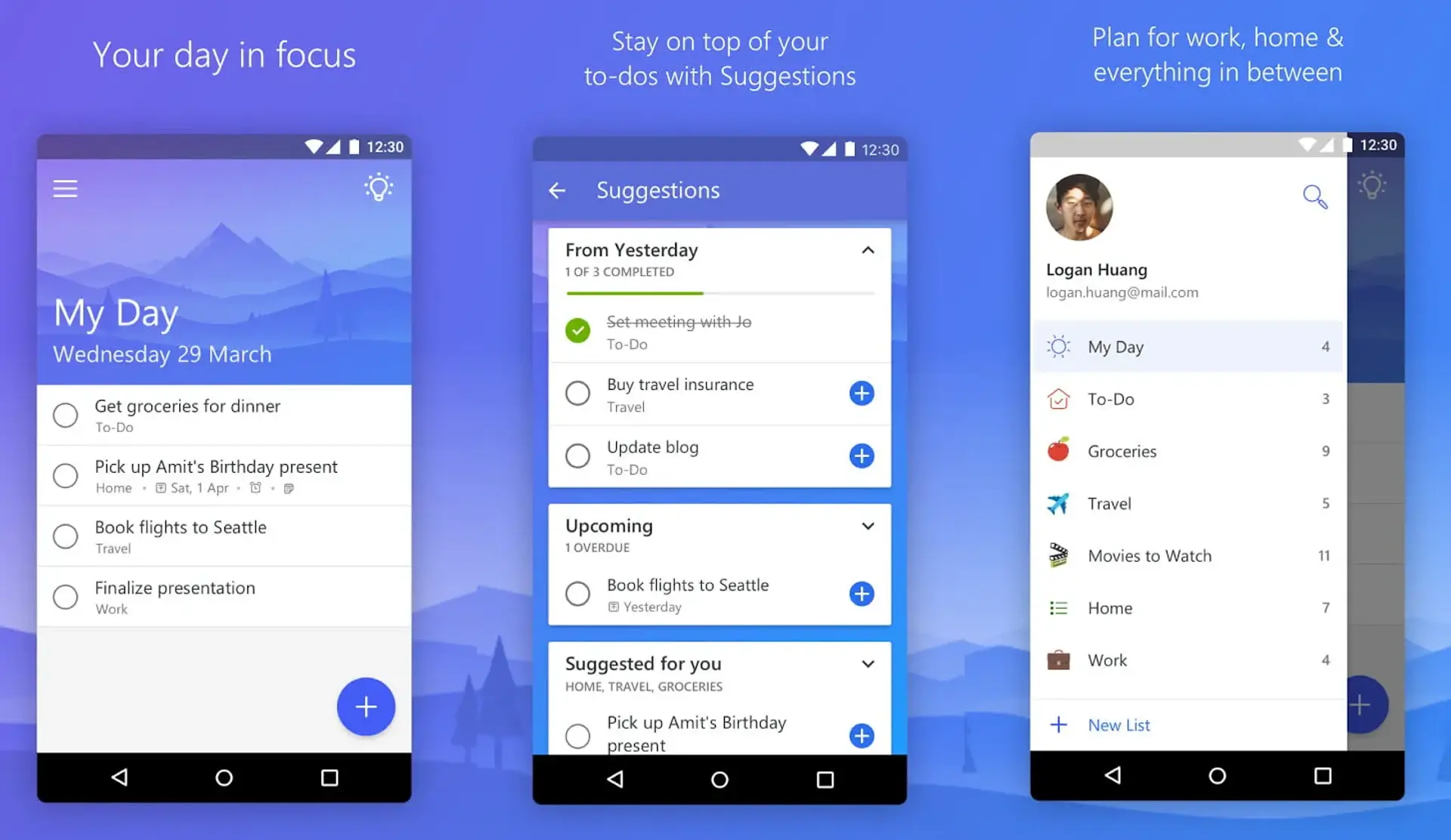 Microsoft To-Do در جدیدترین بروزرسانی  اندرویدی اش ویژگی های جدیدی دریافت میکند