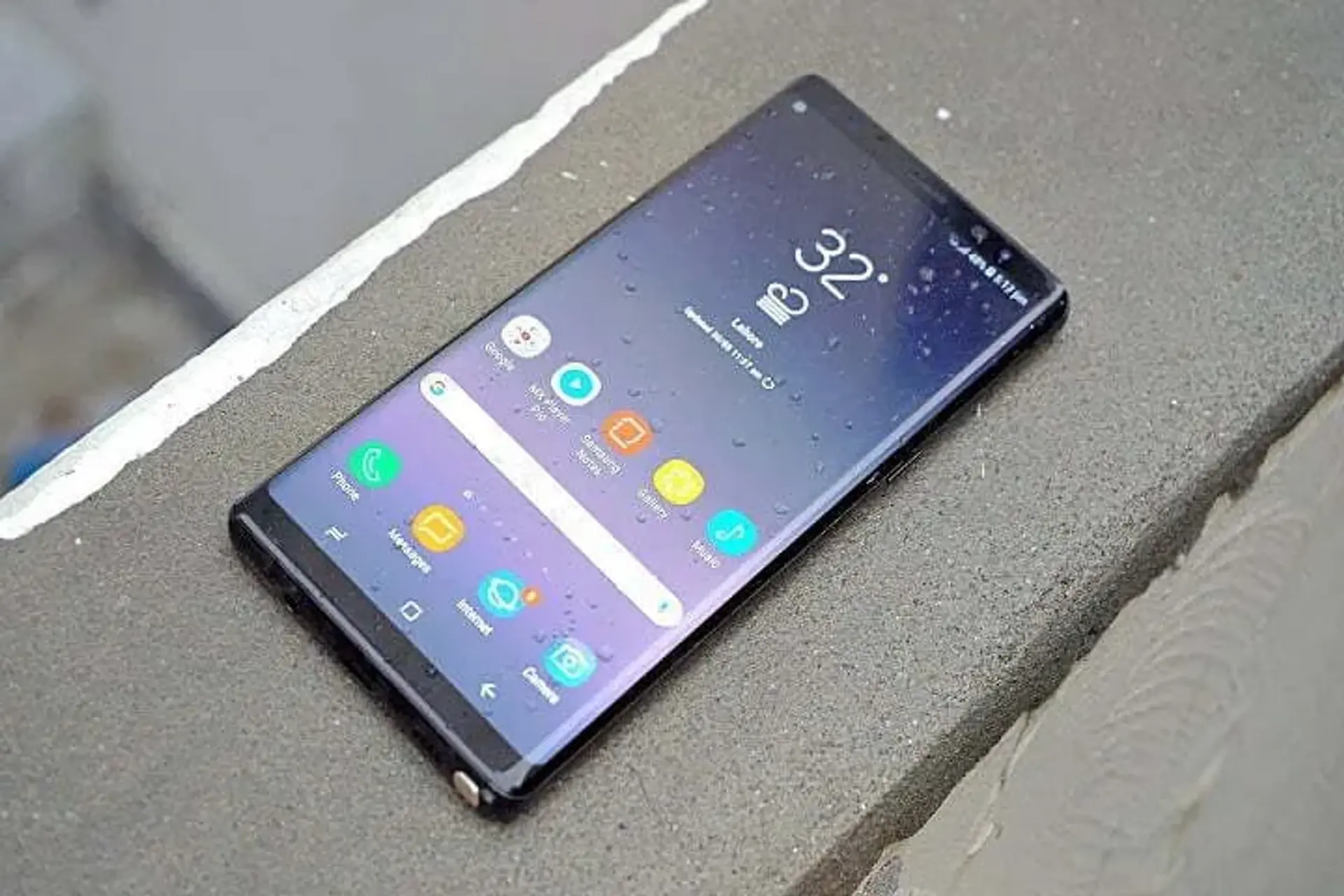 تست مقاومت در برابر افتادن گلکسی نوت 8 / Note 8 drop test