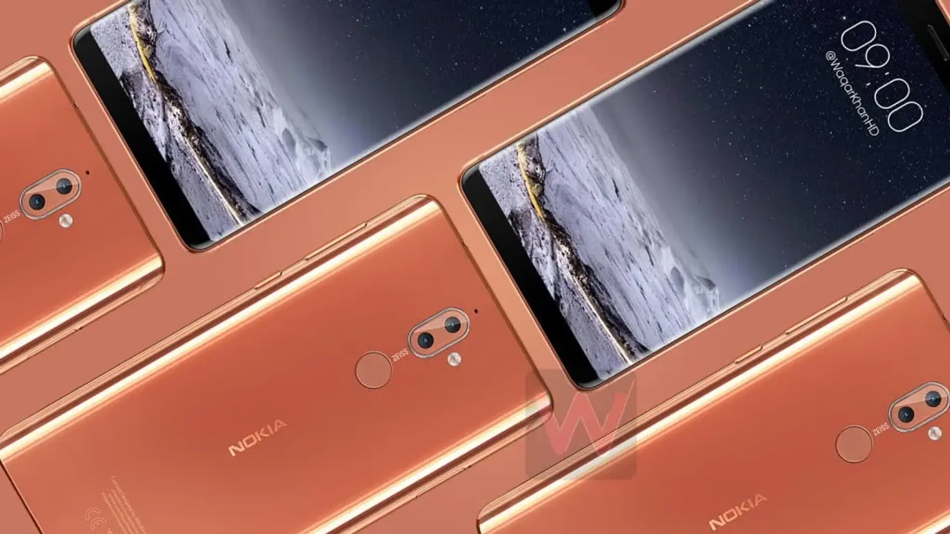 تصاویر منتشر شده از Nokia 9  یک گوشی با نمایشگر تمام سطح را نشان می دهد