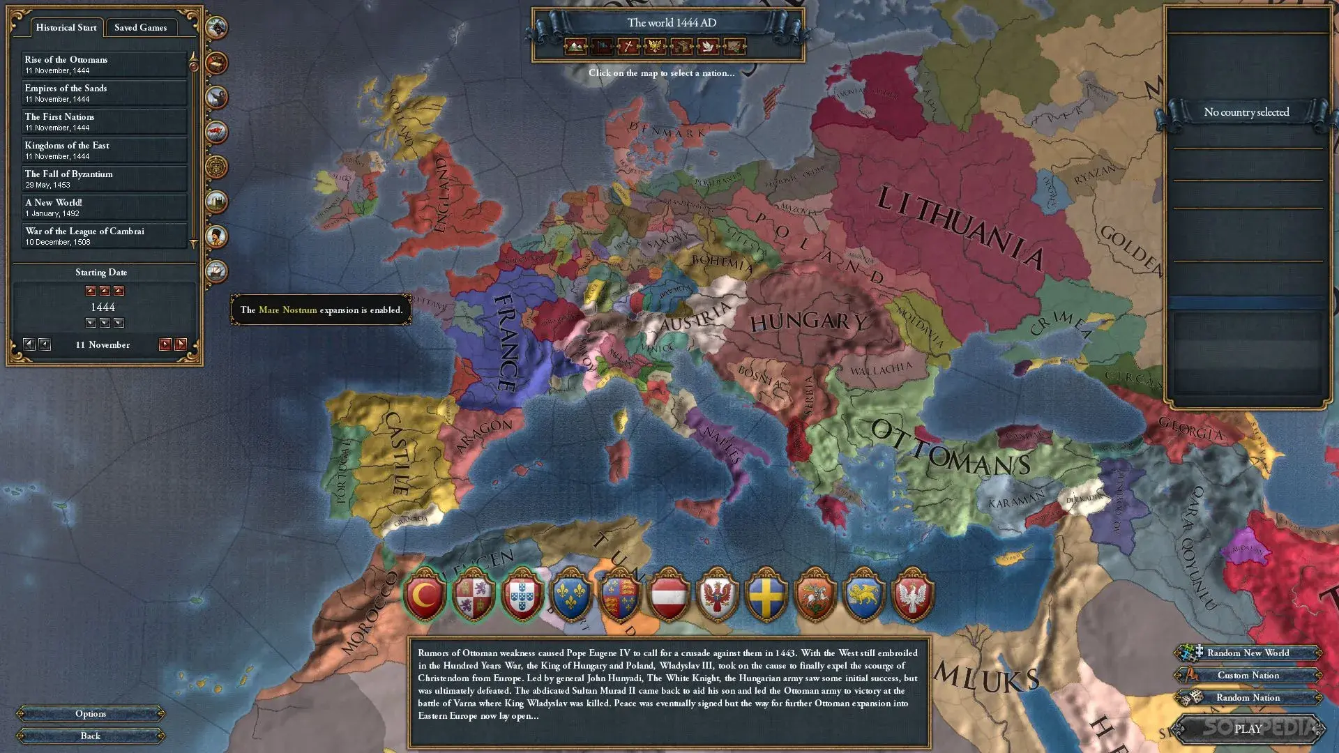 نسخه جدید Europa Universalis IV ، گهواره ی تمدن