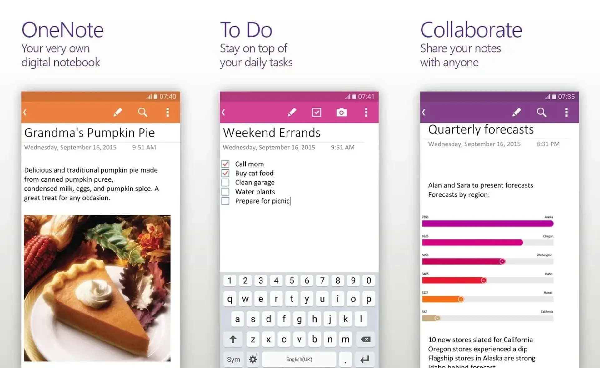 امکان گذاشتن رمز عبور روی یادداشت‌ها در نسخه اندرویدی OneNote