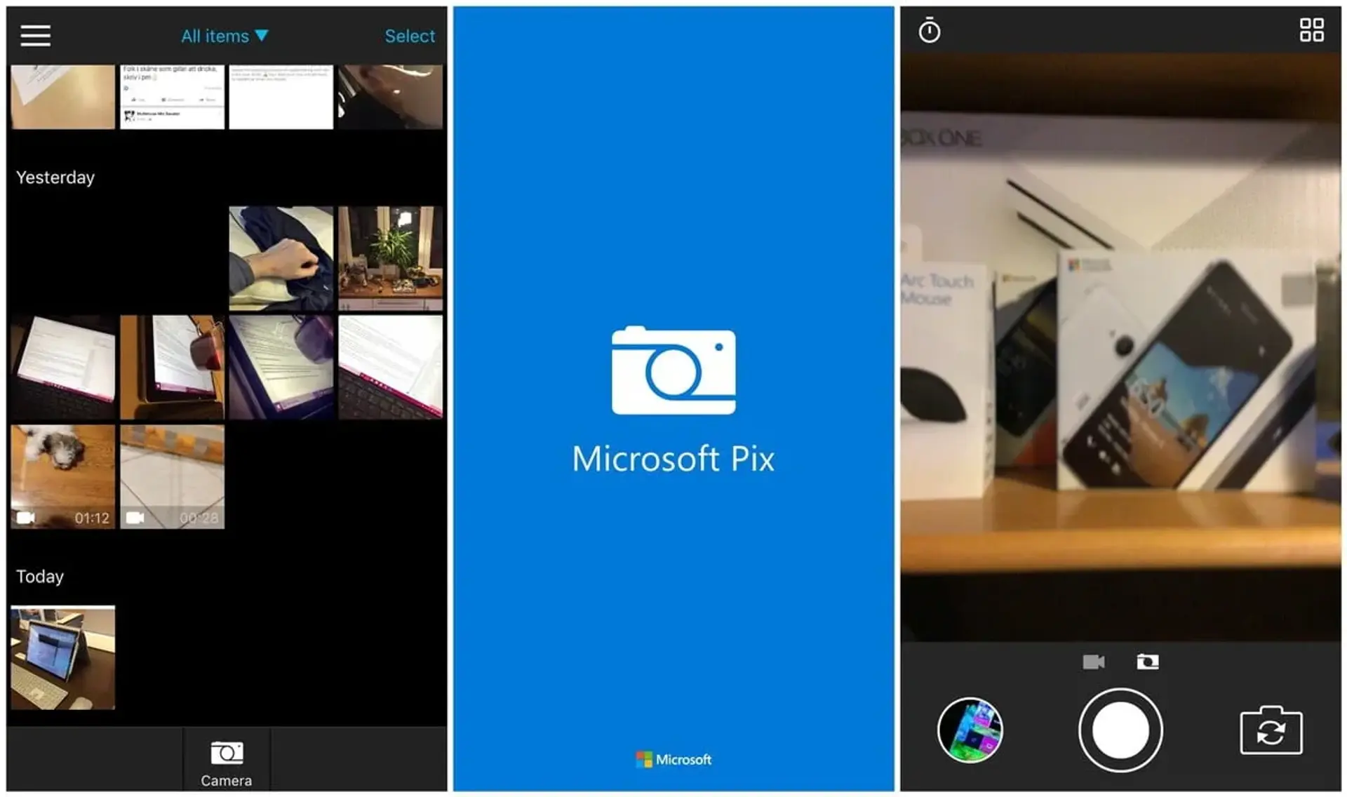 به روز رسانی جدید برنامه دوربین Pix مایکروسافت برای iOS با مشخصه‌های جدید و بهبود کارایی