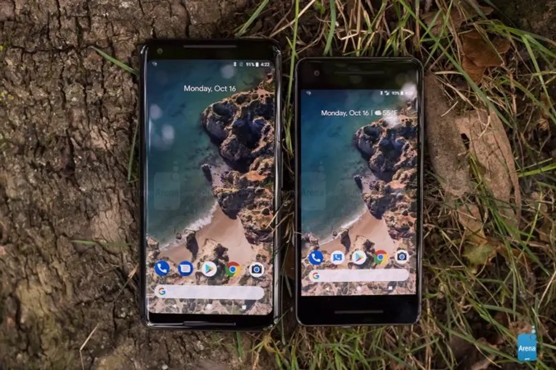 گوگل برای حل مسایل صفحه نمایش P-OLED گوشی پیکسل 2xl تلاش می کند!