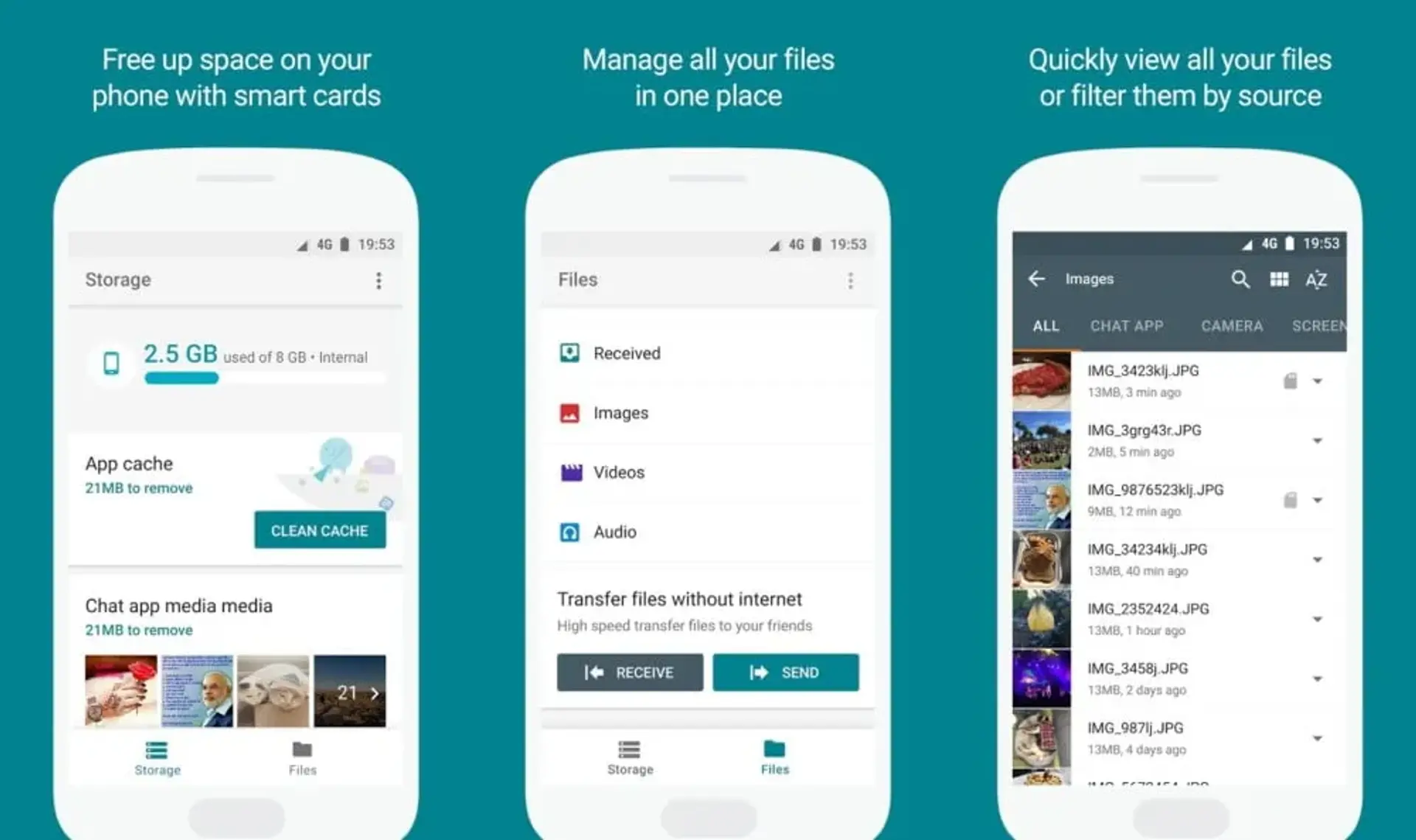 مدیریت ذخیره سازی فایل ها با اپلیکیشن جدید Files Go گوگل