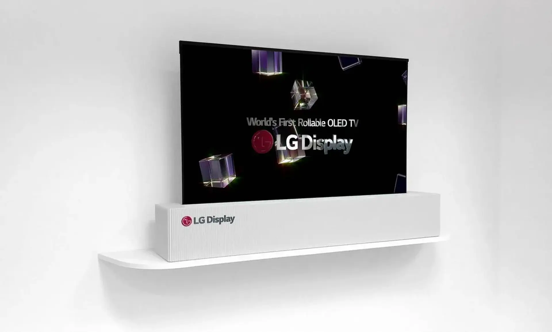 صفحه نمایش 65 اینچی 4K Rollable محصولی جدید از ال جی دیسپلی