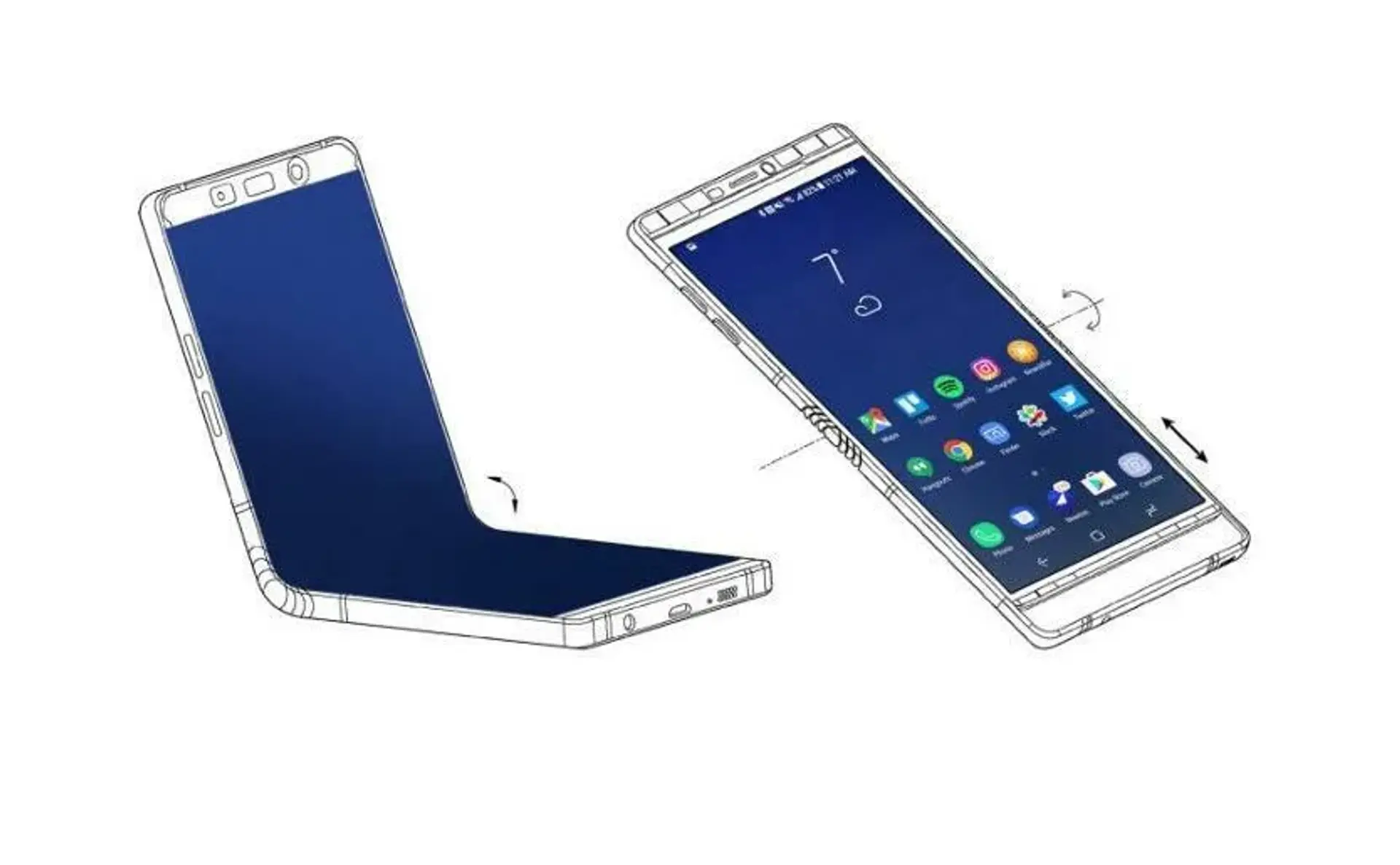 سامسونگ گلکسی X با صفحه نمایش تاشو در CES 2018 به نمایش درآمد؛ اما مخفیانه و خصوصی