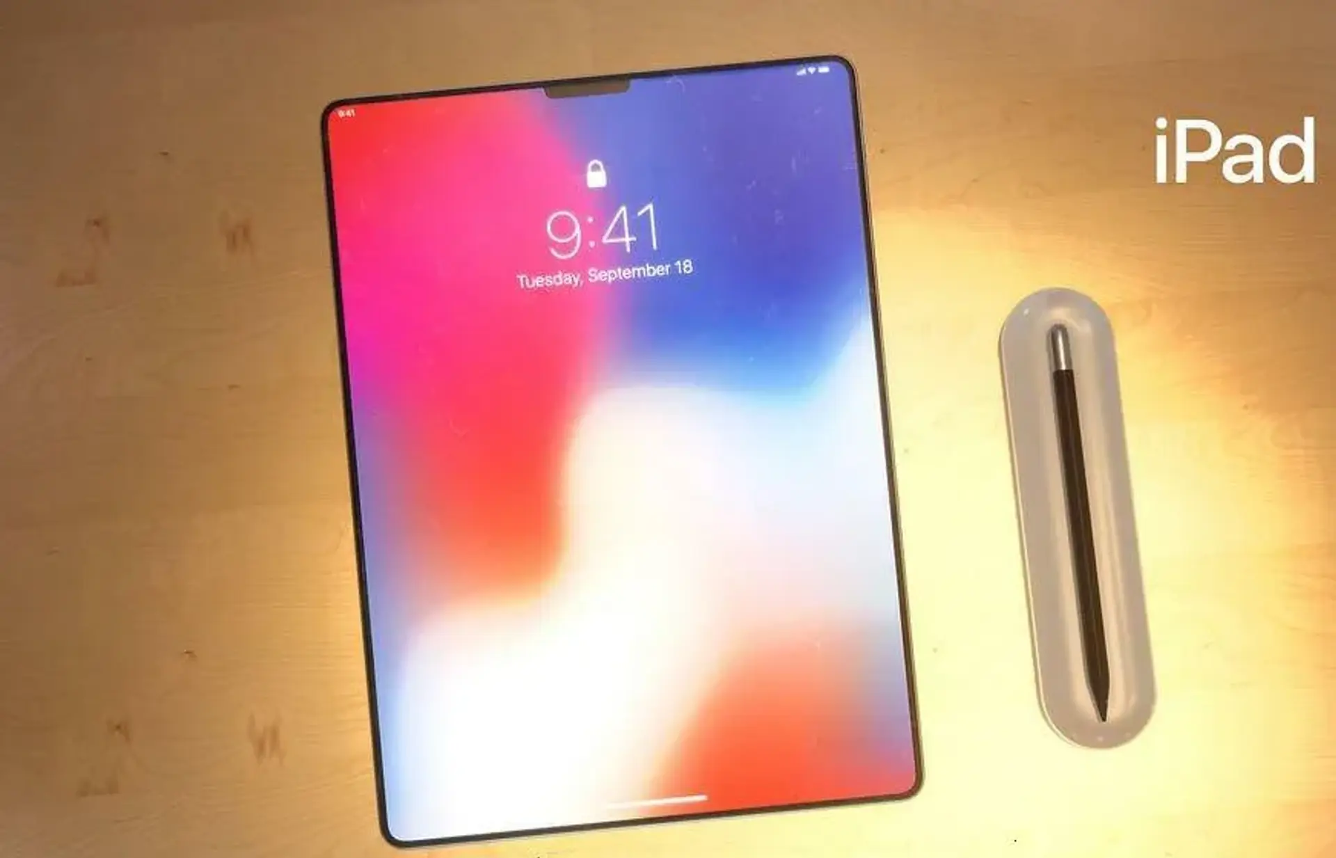 اپل در طراحی iPad Pro مدل 2018 از آیفون X الگوبرداری می‌کند!