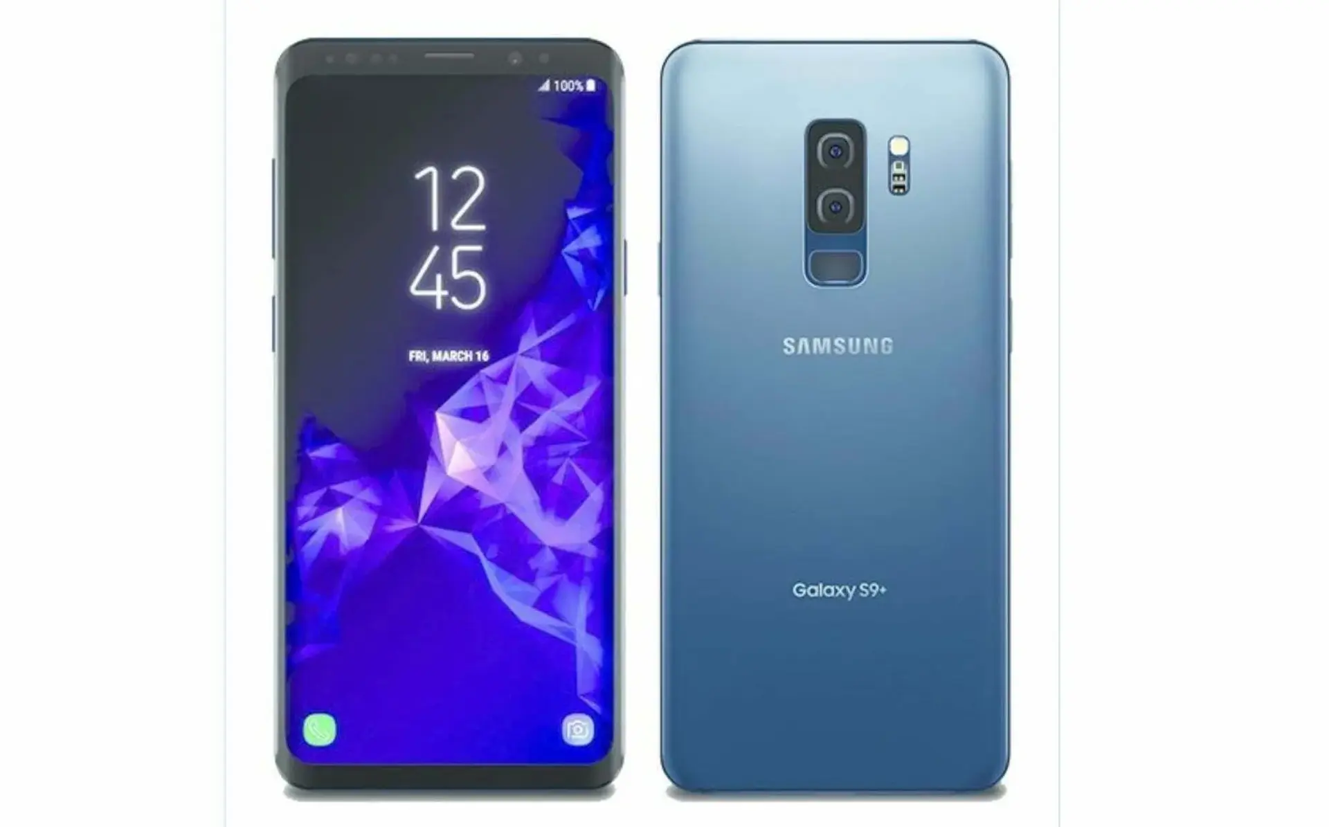 گلکسی S9 پلاس در رنگ آبی مرجانی پیش از MWC 2018 رویت شد