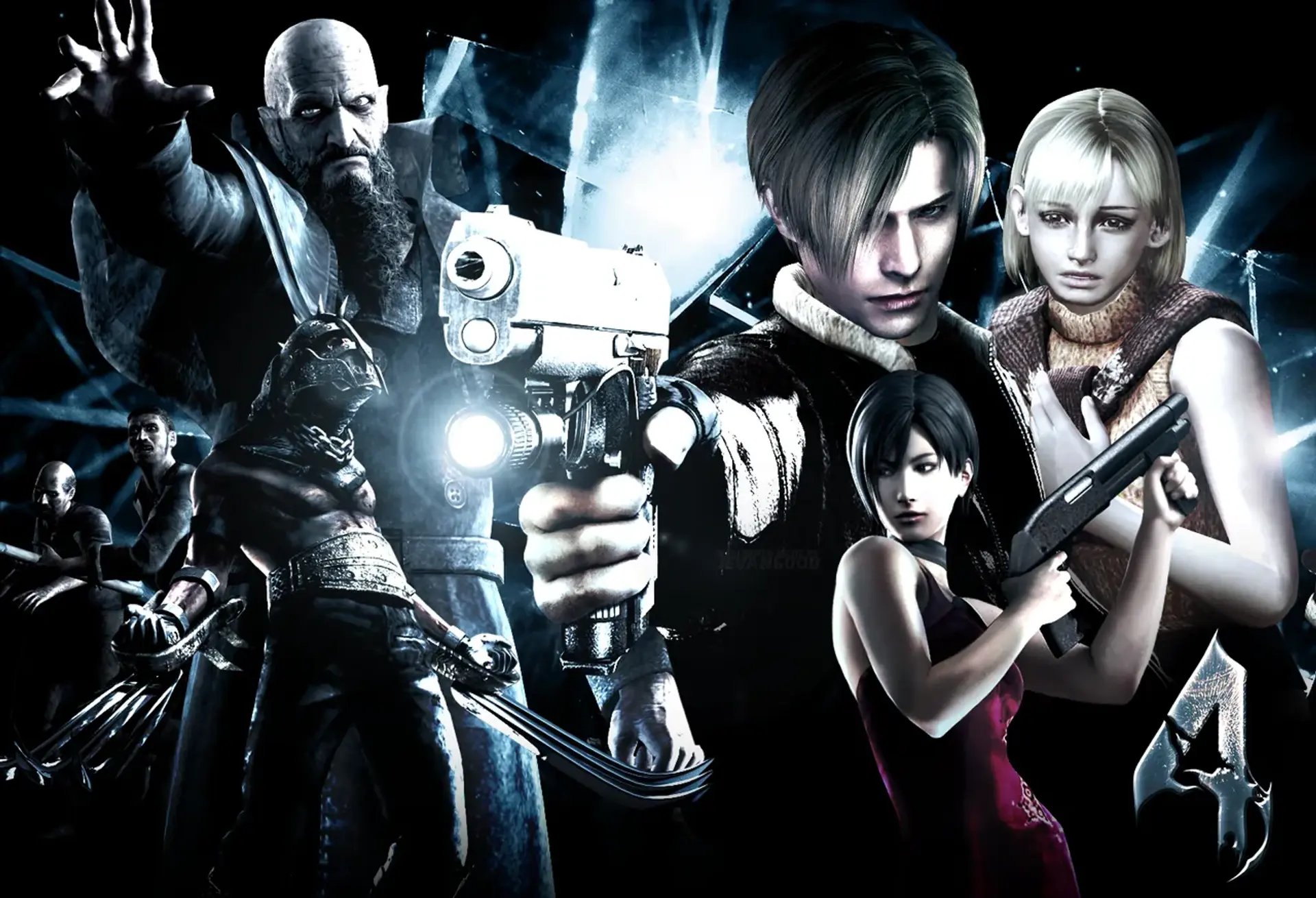 جزئیاتی از کیفیت بافت ها و نور پردازی در ماد HD بازی Resident Evil 4