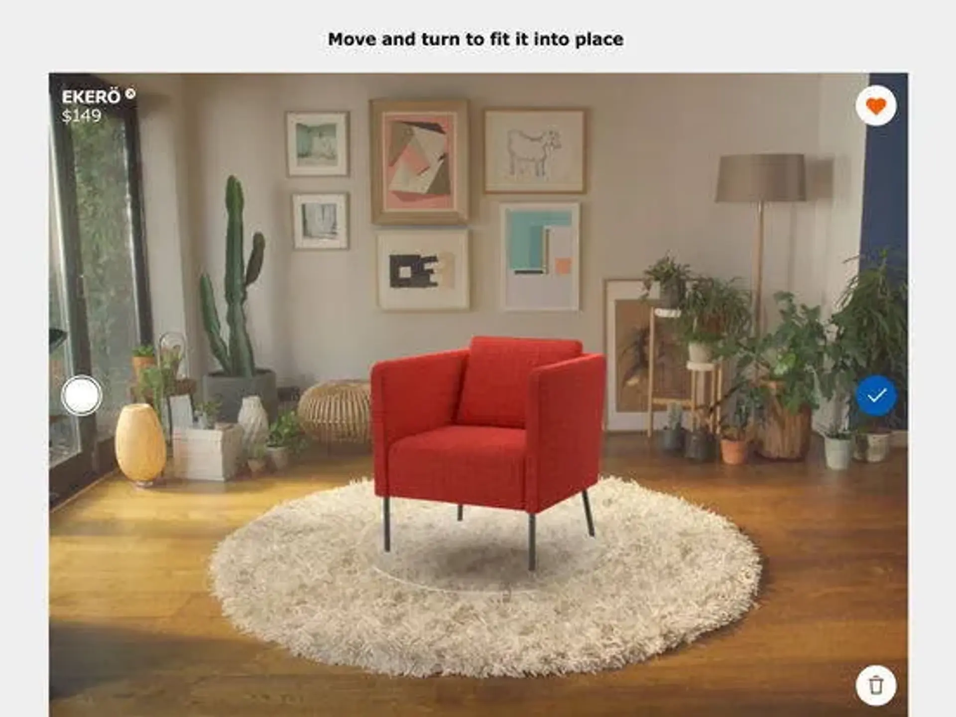 با اپلیکیشن Place ، محصولات IKEA را از نزدیک ببینید!