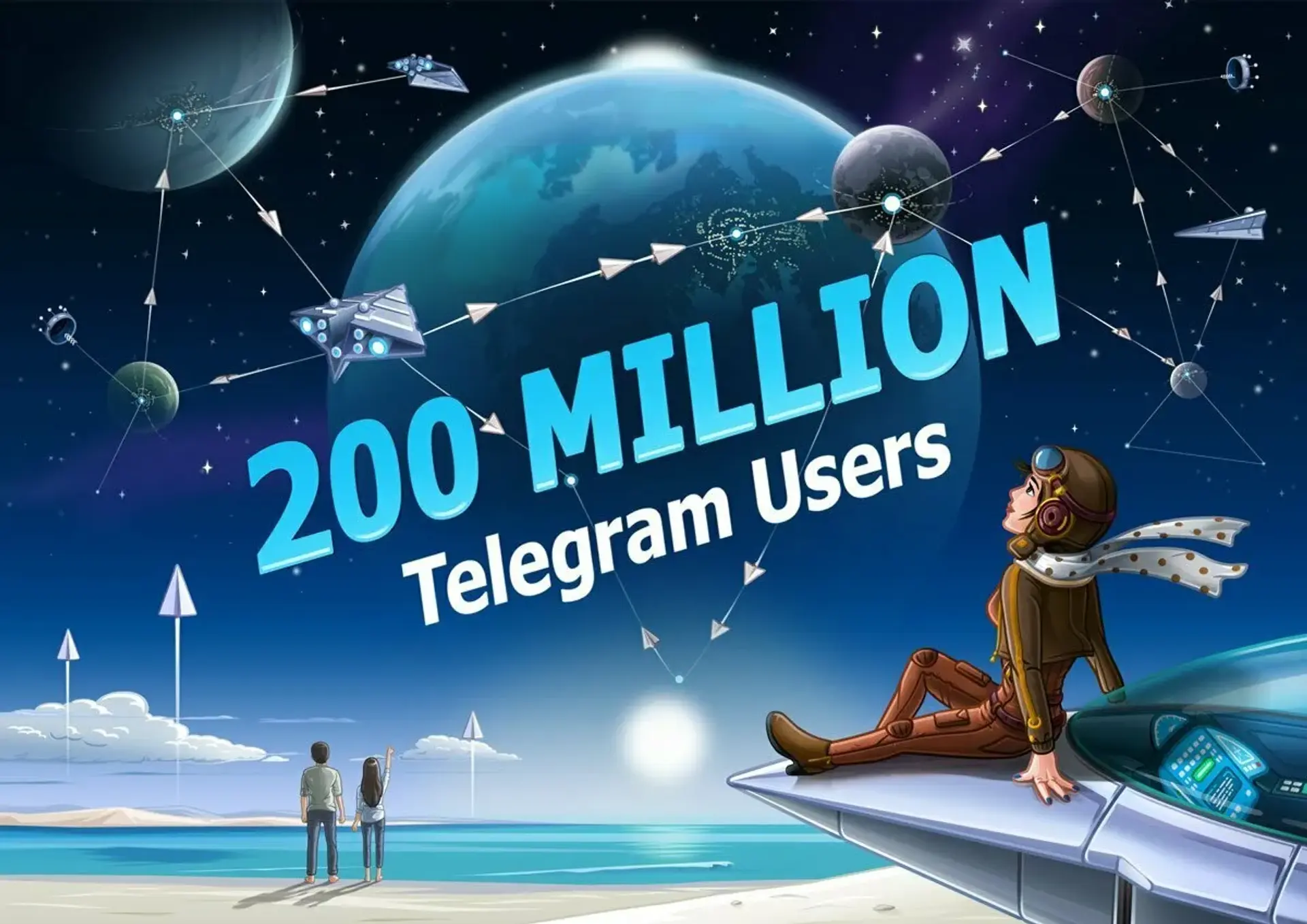 تلگرام ماهانه 200 میلیون کاربر فعال دارد