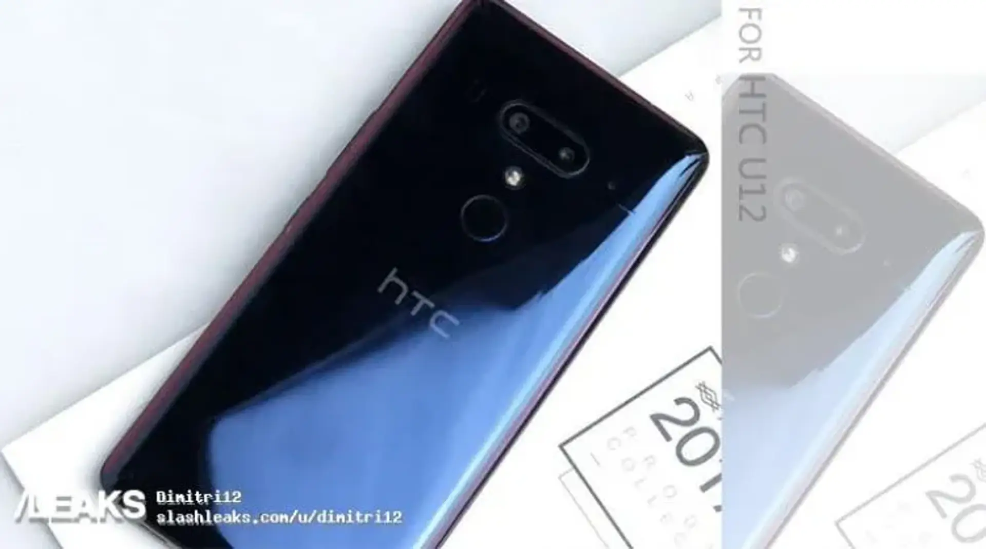 تصاویر جدید از دوگانه بودن دوربین های اصلی و سلفی HTC U12 پلاس حکایت دارد