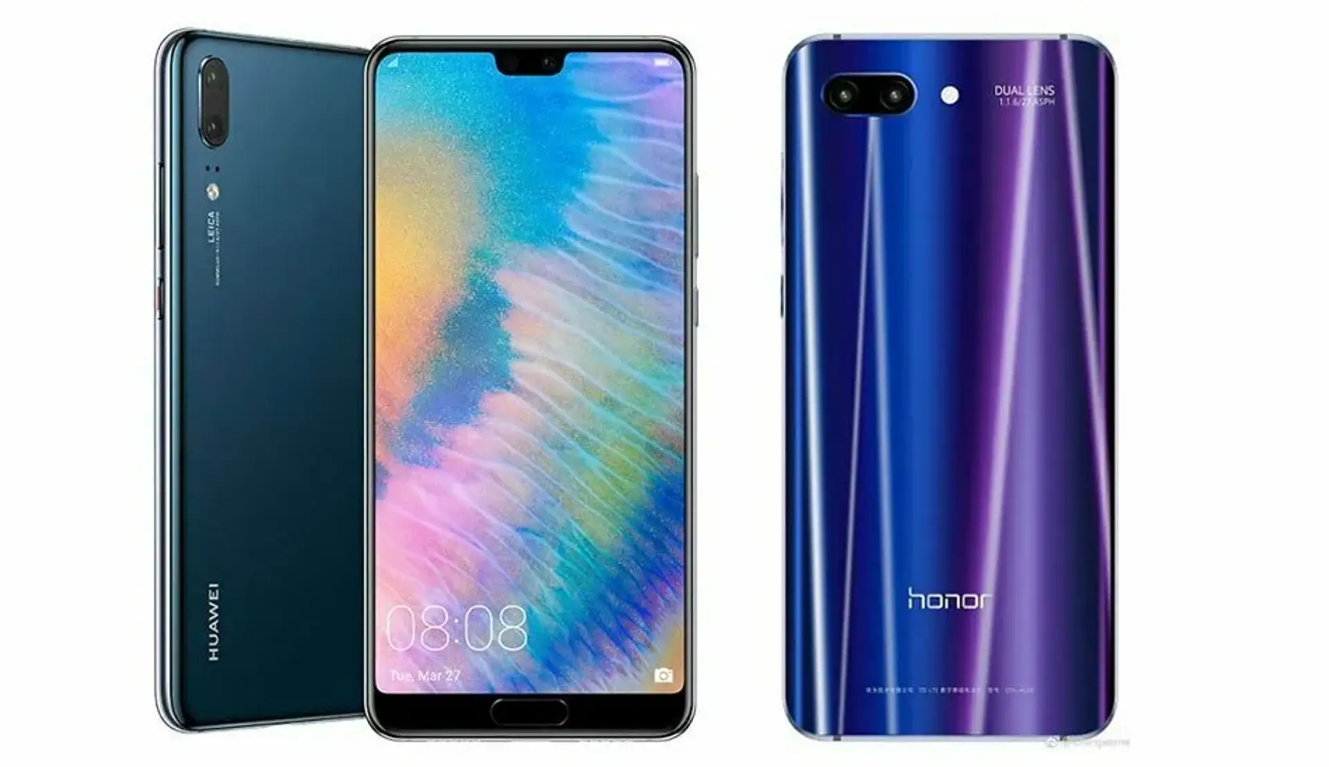 آنر 10 به هواوی P20 شباهت دارد