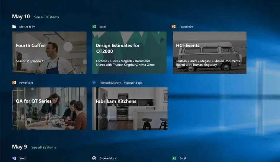 لانچر اندروید مایکروسافت می‌تواند ا‌پ ها را از تایم لاین ویندوزتان اجرا کند