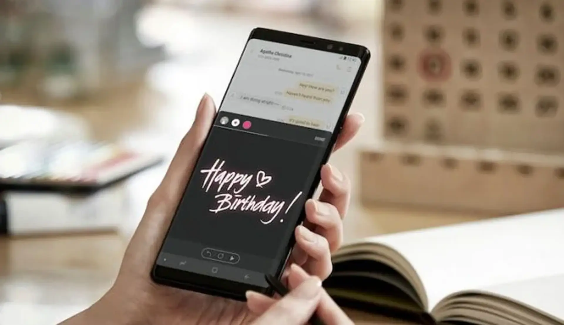 تصاویری از محافظ صفحه نمایش گلکسی نوت 9
