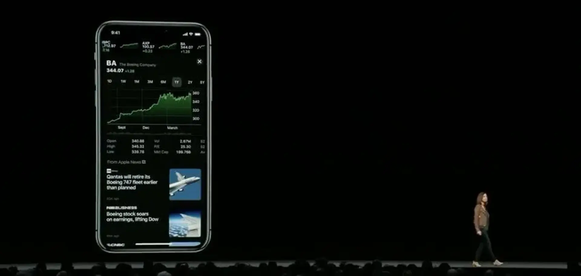 اپل در iOS 12 اپلیکیشن Stocks را بروزرسانی می‌کند