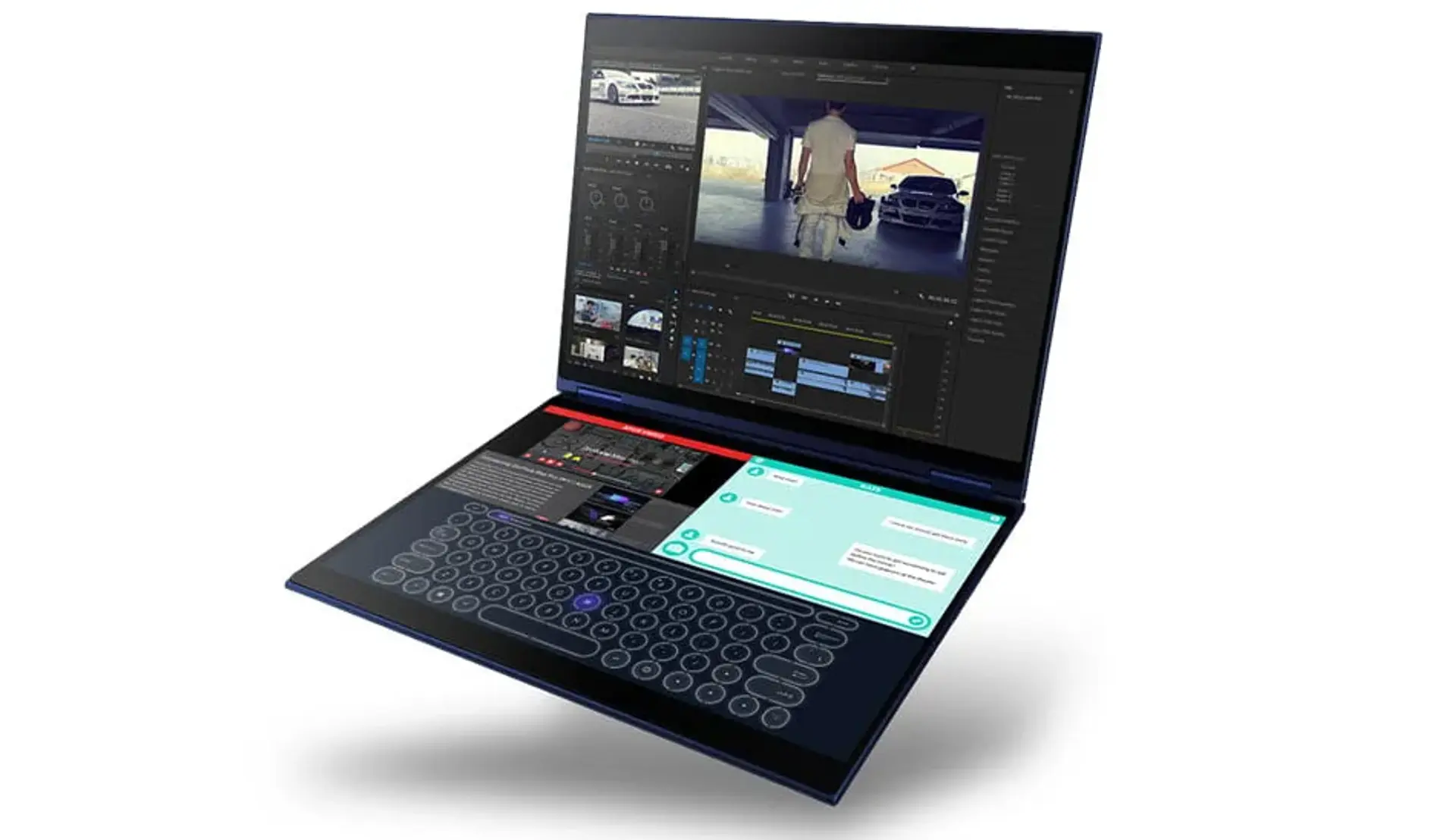 کامپیوتکس 2018: ایسوس لپتاپ Asus Precog با دو صفحه نمایش را رونمایی کرد