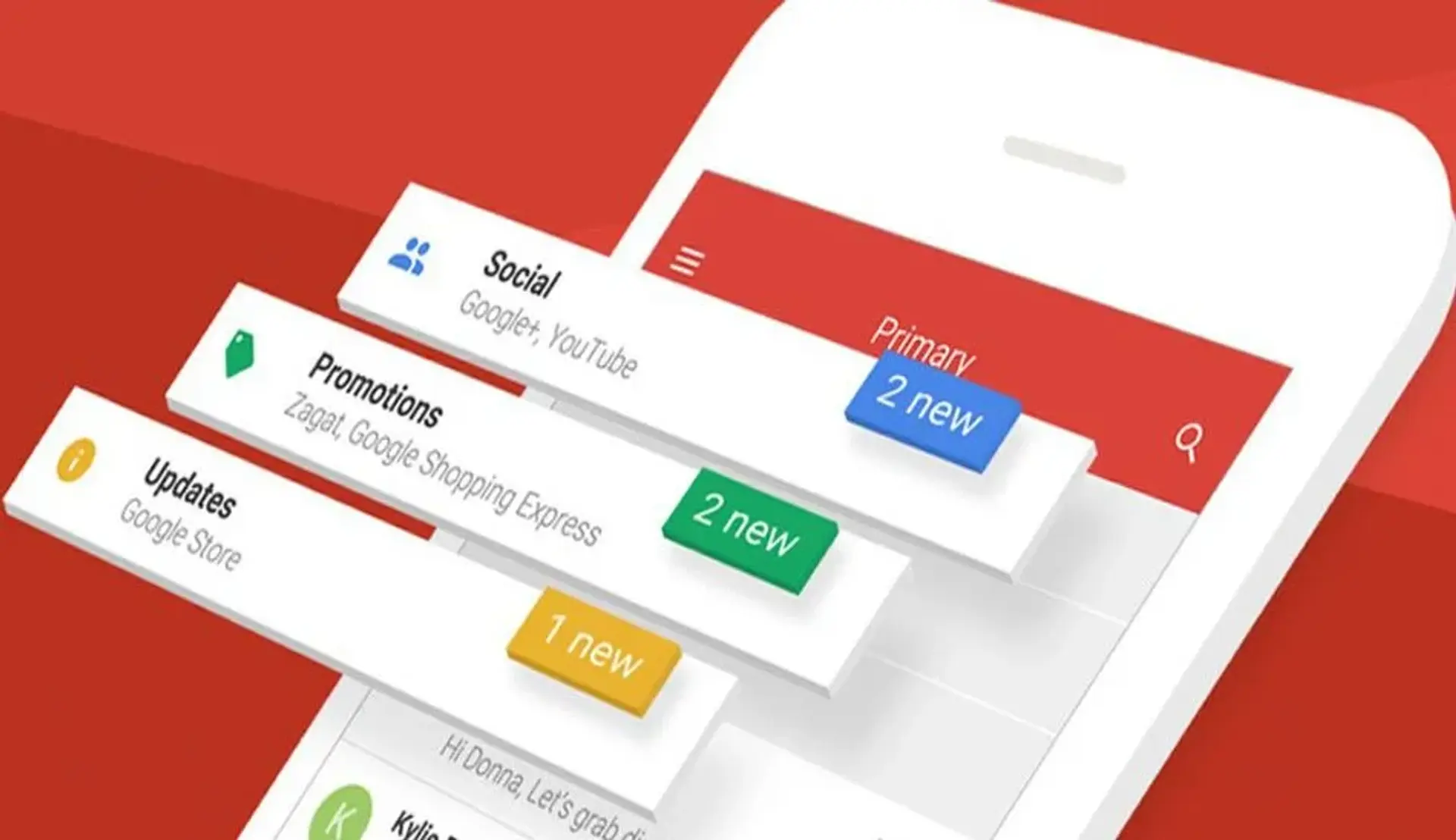 جیمیل دریافت ایمیل ها را براساس اولویت به کاربر اطلاع می دهد