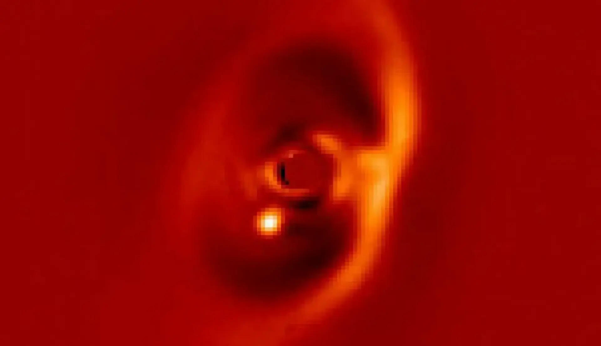 برای اولین بار تصویری از سیاره‌ نوپا رصد شد