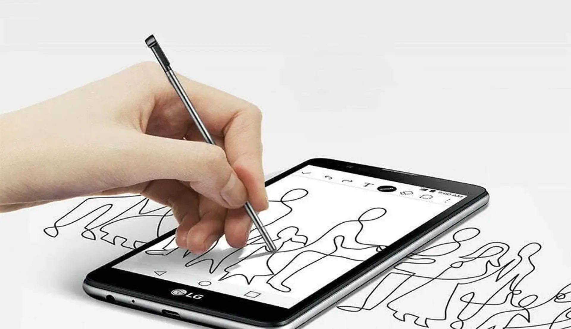 ال‌ جی گواهی ثبت اختراع یک قلم هوشمند با قابلیت رول شدن را ثبت کرد