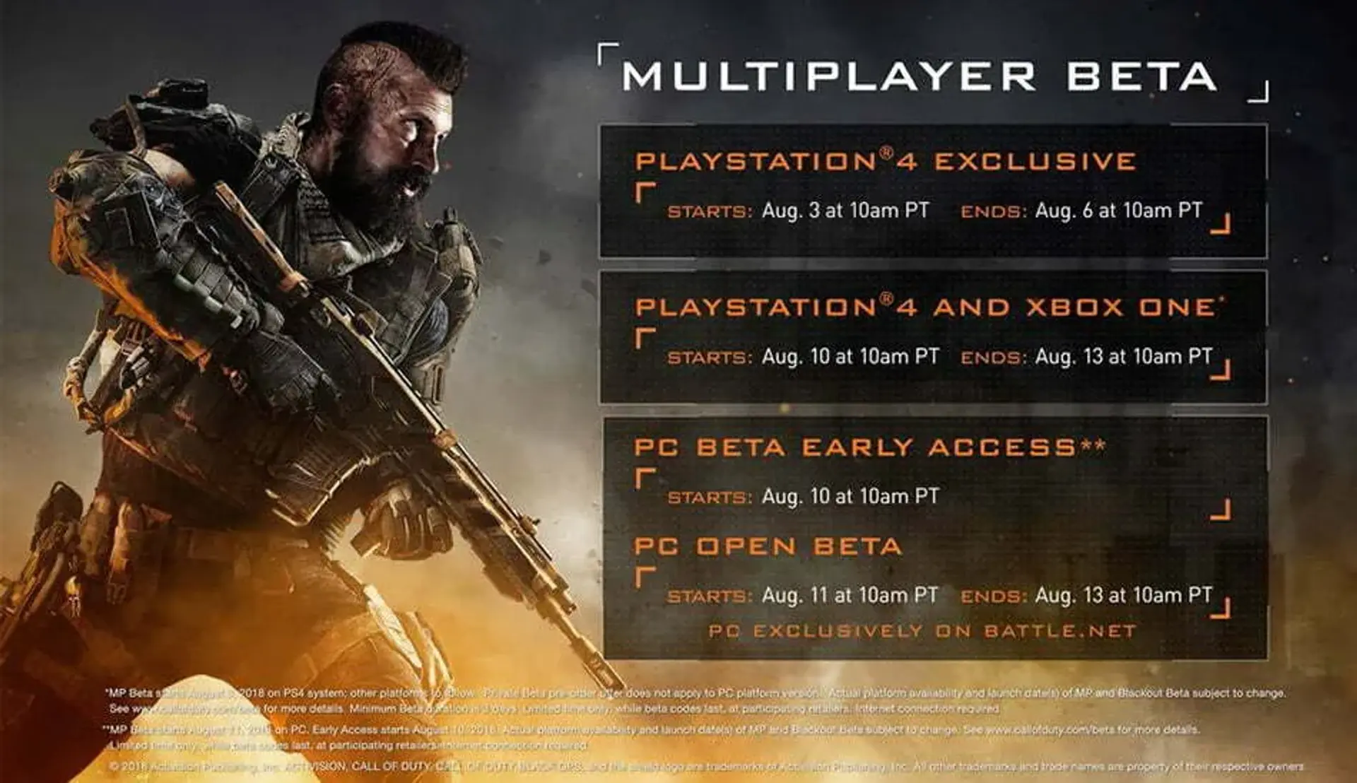تریلر جدید Call of Duty Black Ops 4 محتویات بتای چندنفره بازی را نشان می دهد