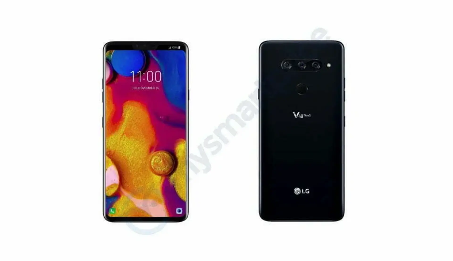 تصاویر رندر ال جی V40 تین کیو با پنج دوربین و بریدگی نمایشگر منتشر شد