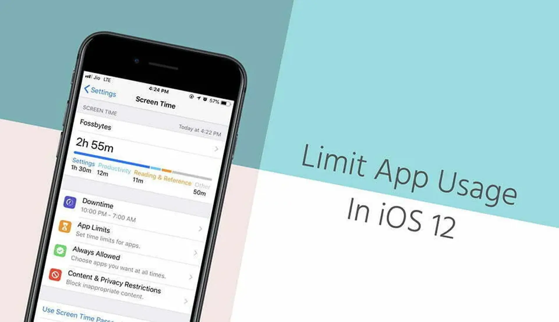 چگونه از قابلیت اسکرین تایم در iOS 12 استفاده کنیم؟