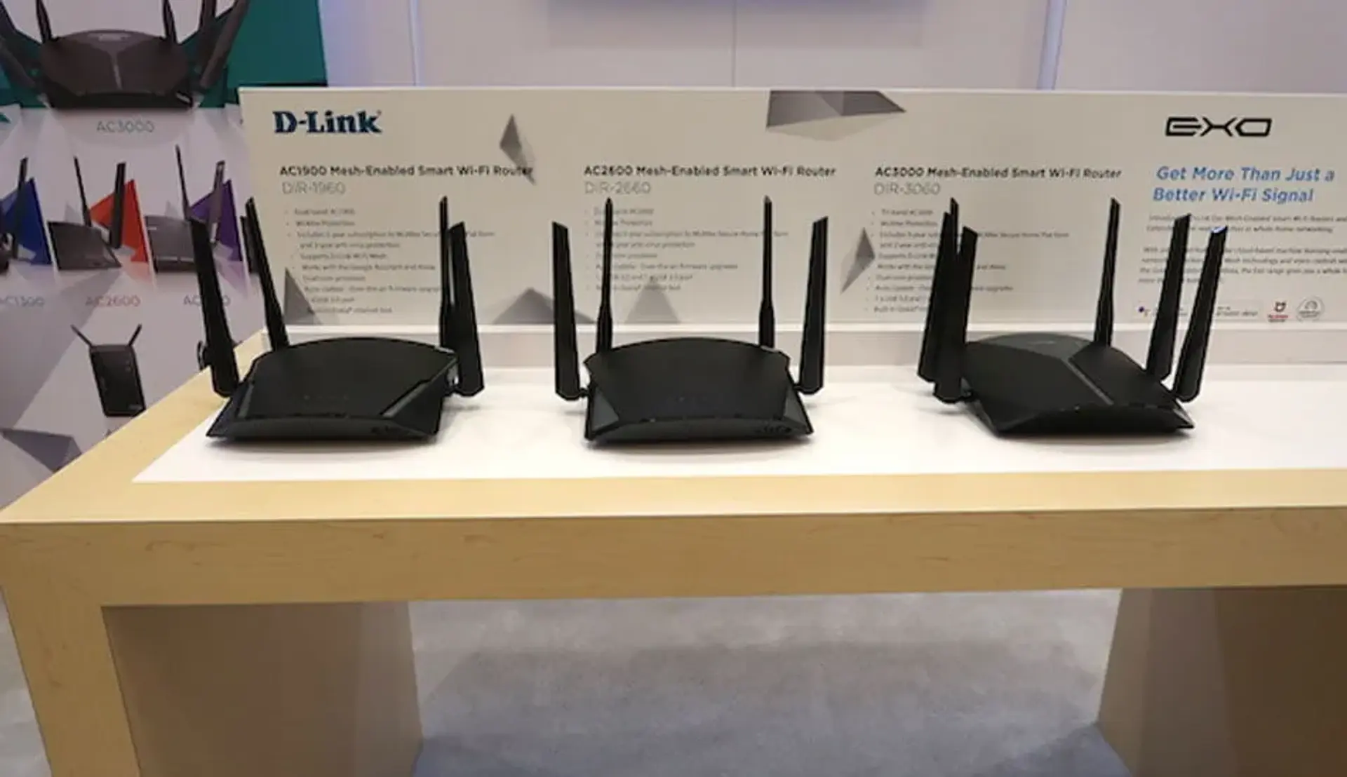 شرکت دی لینک از روتر 5G NR و روترهای سری اگزو رونمایی کرد (CES 2019)