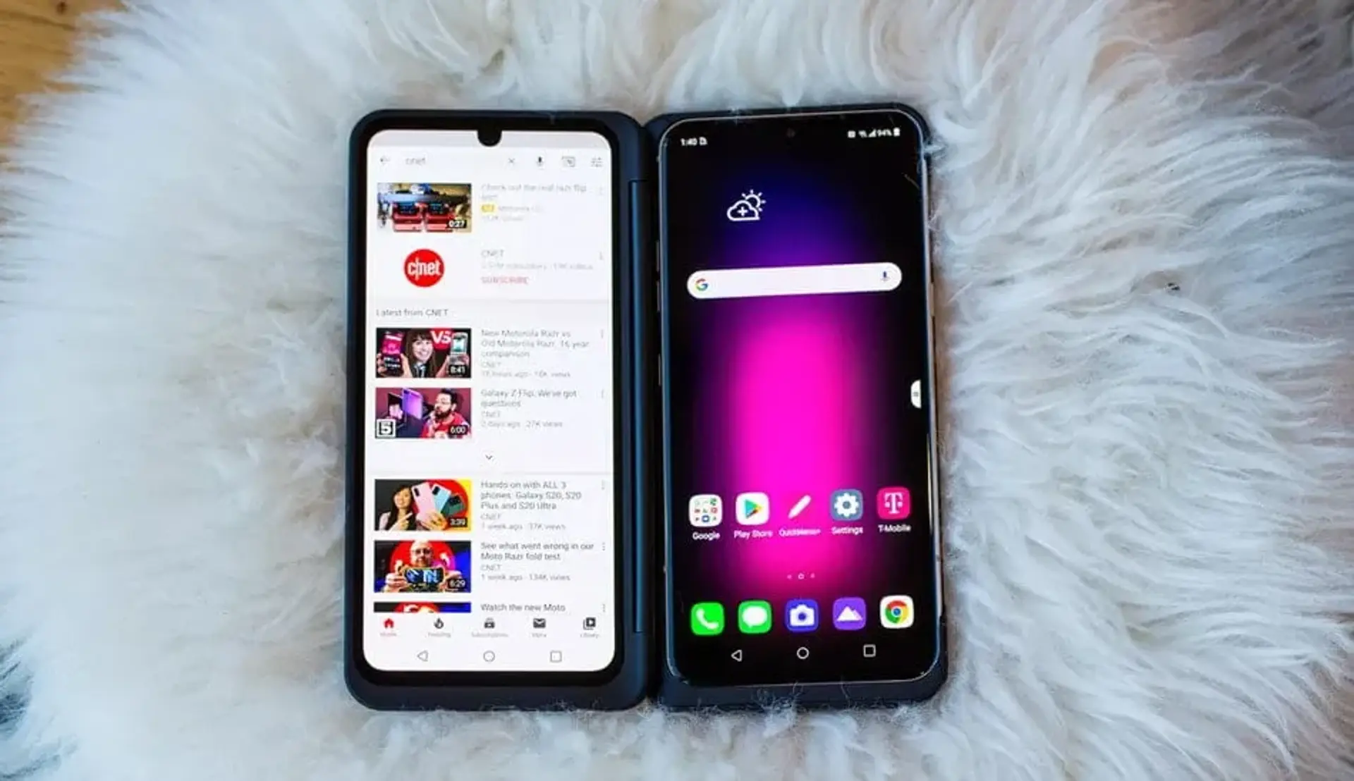 بررسی گوشی ال جی  V60 ThinQ 5G؛ با نمایشگر دوگانه