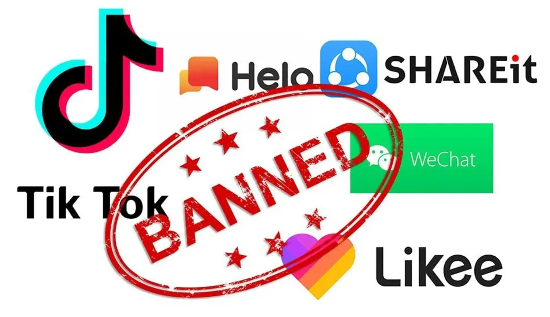 تیک تاک، وی چت و برنامه شیائومی در هند مسدود می‌شوند!