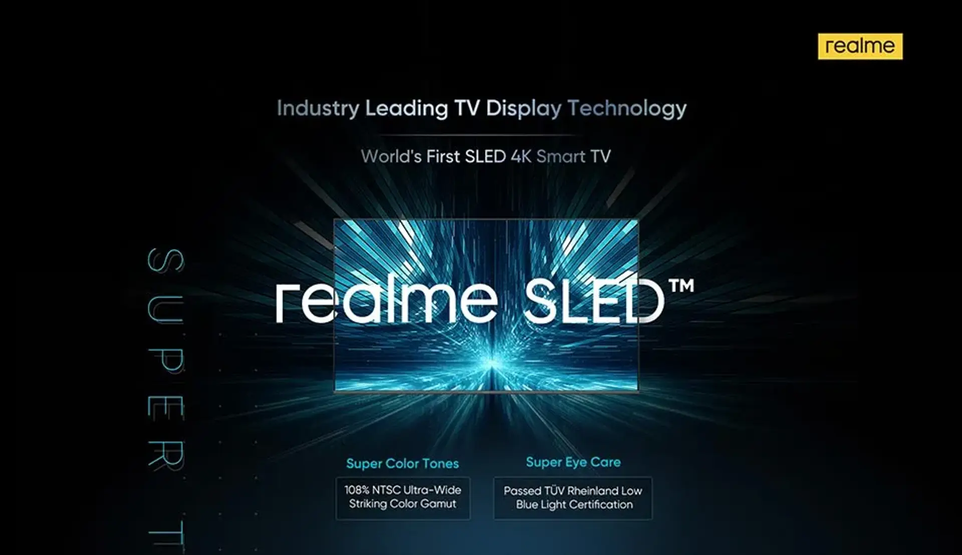 ریلمی اولین تلویزیون SLED دنیا را رونمایی کرد!