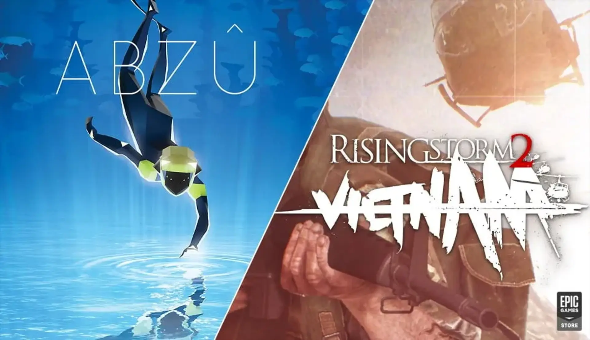 بازی های Abzu و Rising Storm 2 در فروشگاه اپیک گیمز رایگان شدند