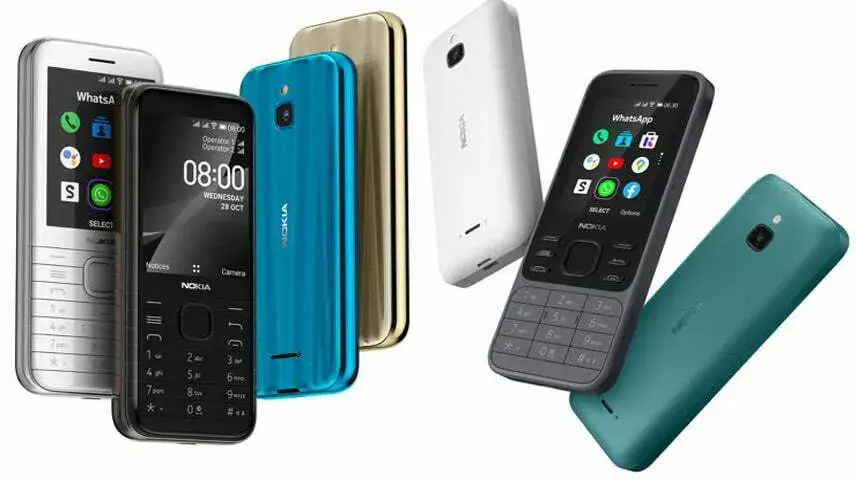 گوشی نوکیا 6300 4G و نوکیا 8000 4G رونمایی شدند؛ دود از کنده بلند می‌شود!