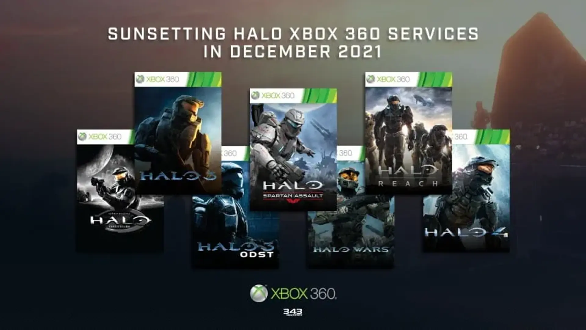 سرور بازی های Halo در Xbox 360 طی سال 2021 بسته خواهند شد