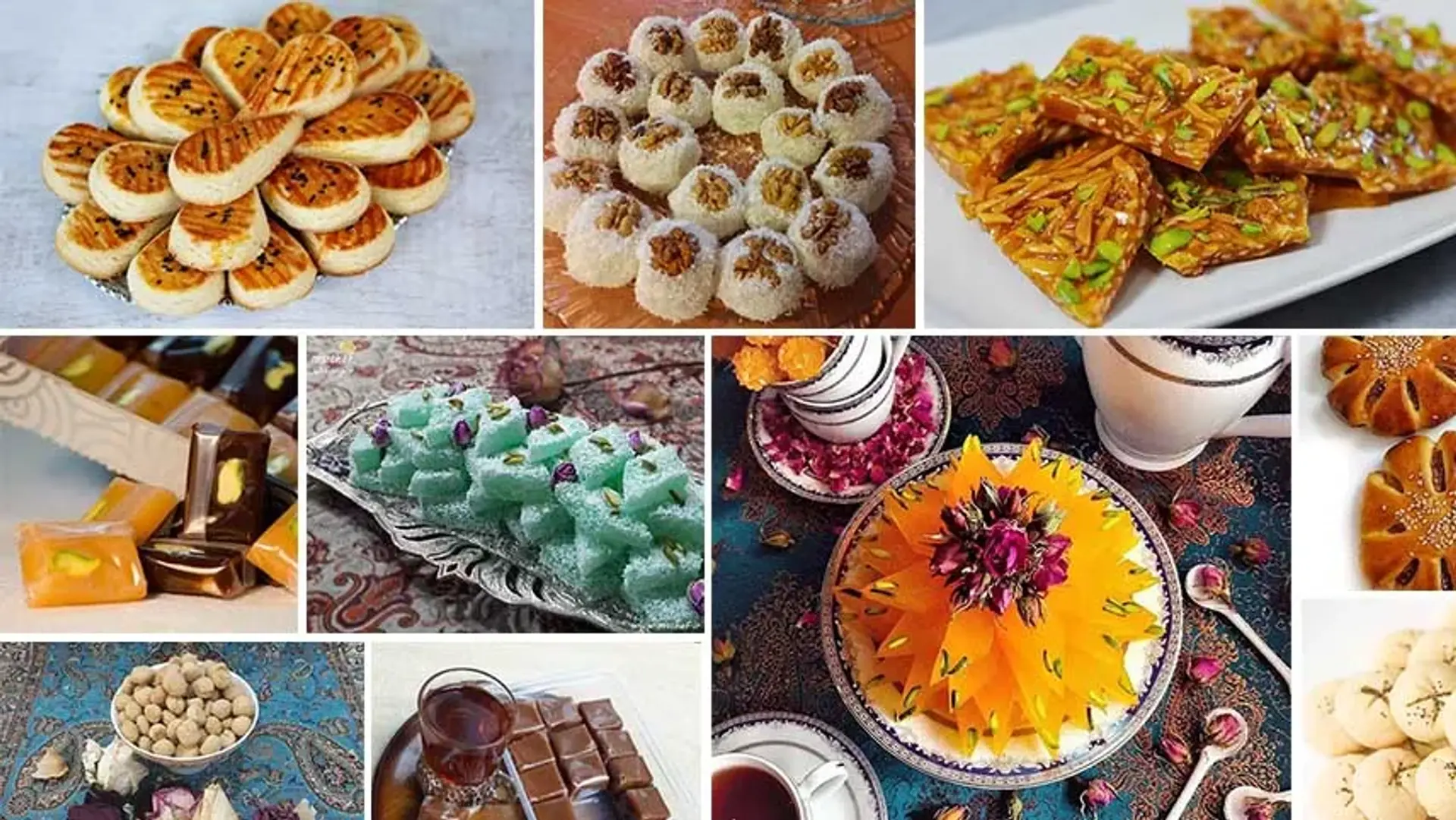 10 شیرینی خانگی عید در شهرهای مختلف ایران ؛ از مسقطی تا کلمپه