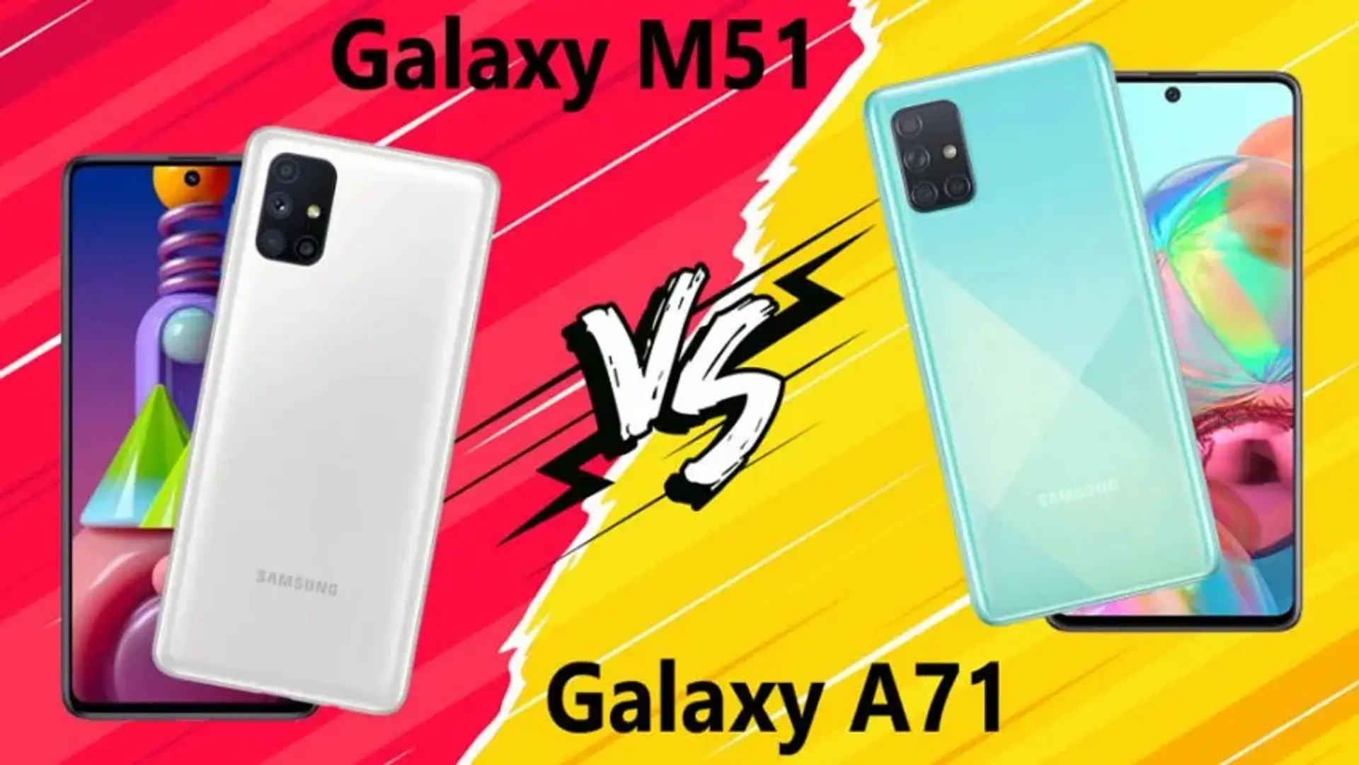 مقایسه گلکسی A71 با M51 ؛ کدامیک بهتر است؟