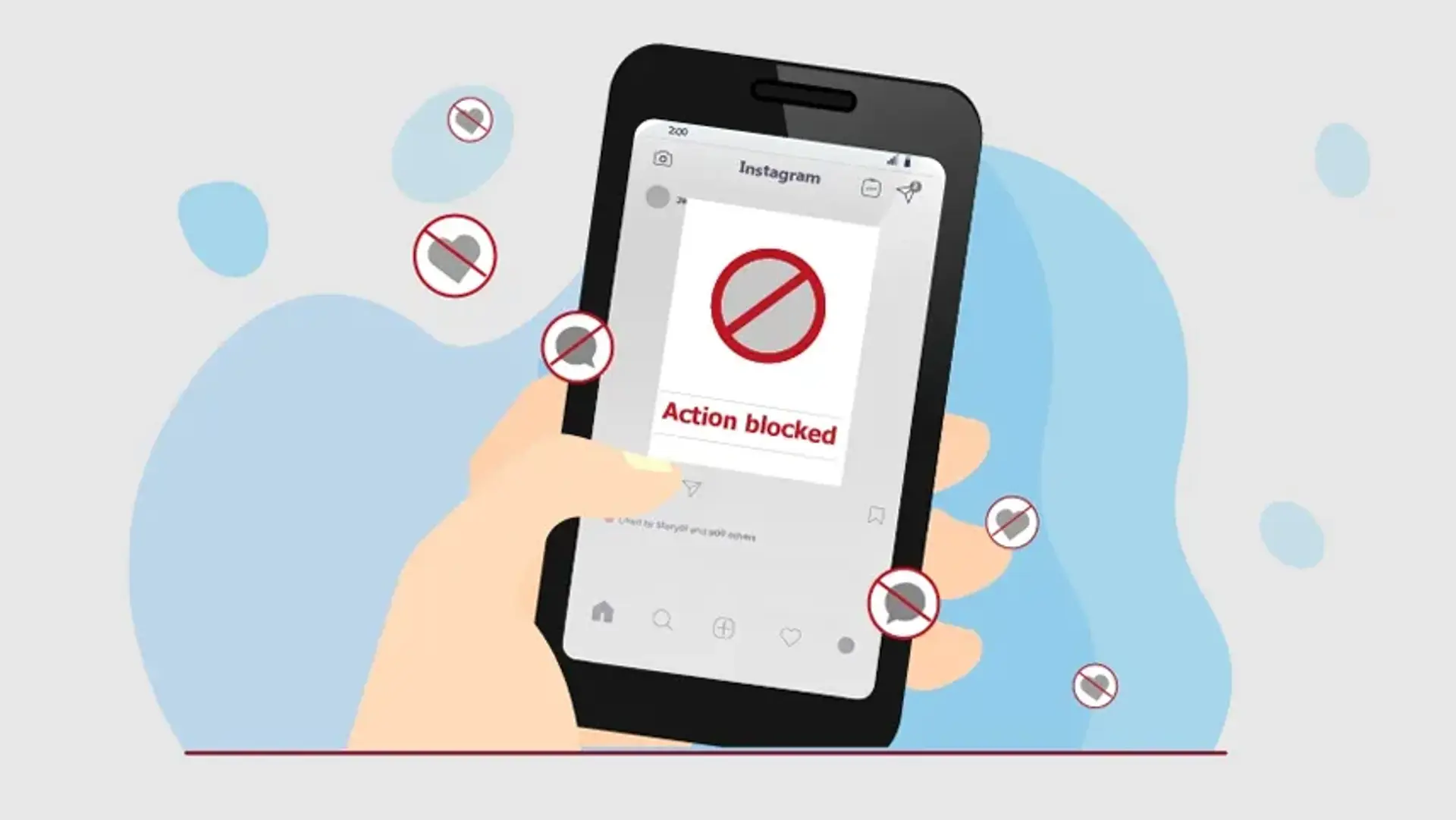 مشکل اکشن بلاک در اینستاگرام &#8211;  4 روش رفع مشکل Action Blocked در نرم افزار اینستا