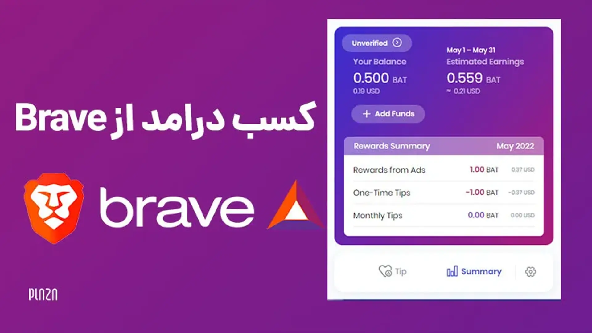 کسب درامد از Brave | آموزش کسب درآمد از مرورگر بریو
