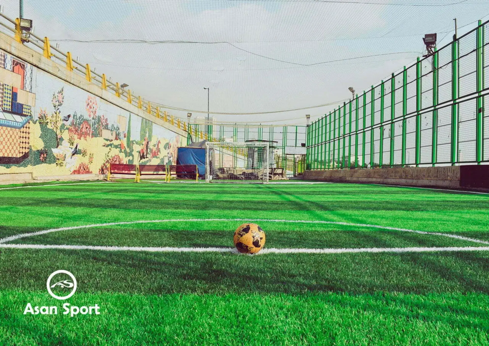 اجاره آنلاین زمین چمن مصنوعی تهران و ایران در asansport