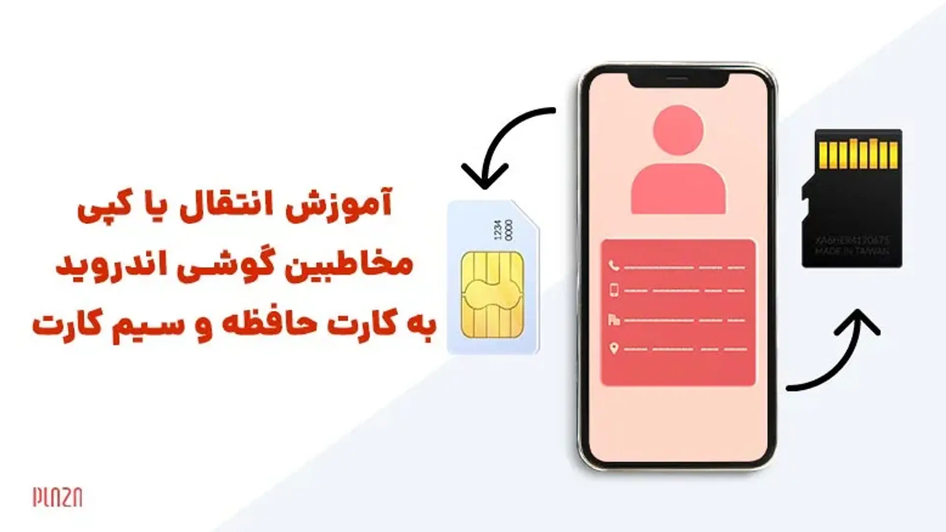 آموزش كپی مخاطبين از سيم كارت به حافظه گوشی