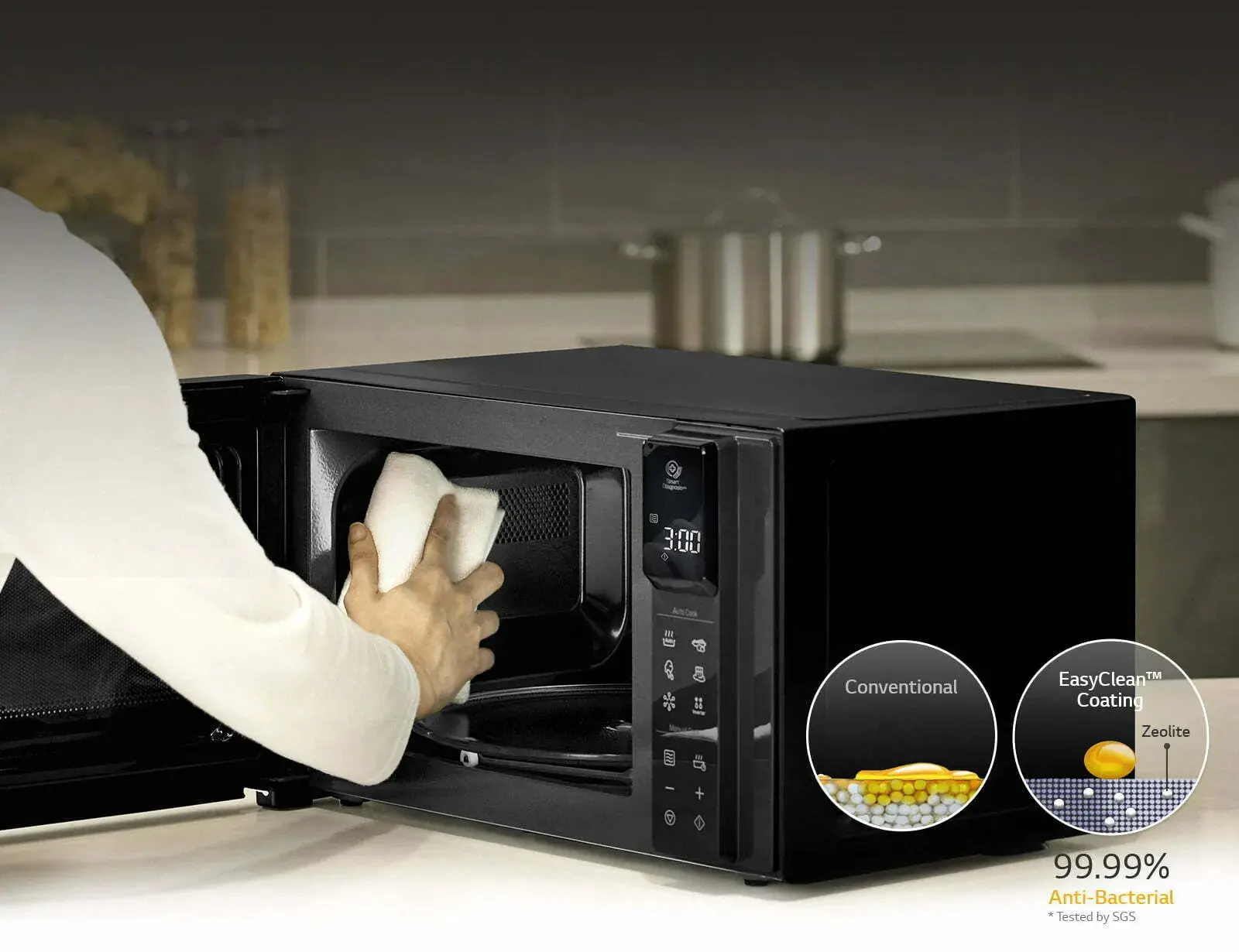 مایکروویو 42 لیتری ال جی مدل MH8265DIS معجزه ای بزرگ در محصولات ال جی